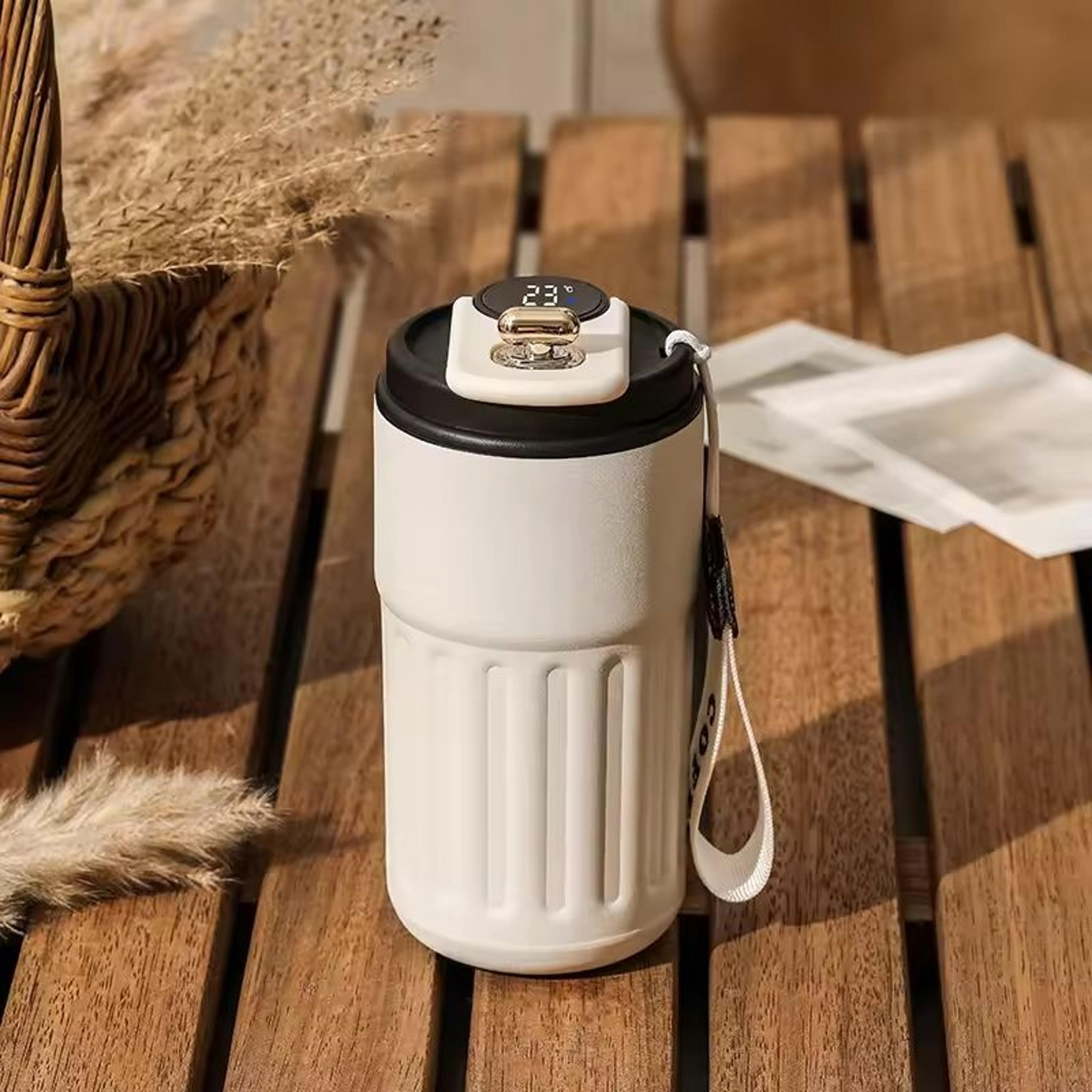 LED Temperature Display Stainless Steel Thermo Water Bottle For Hot And Cold Drinks 8