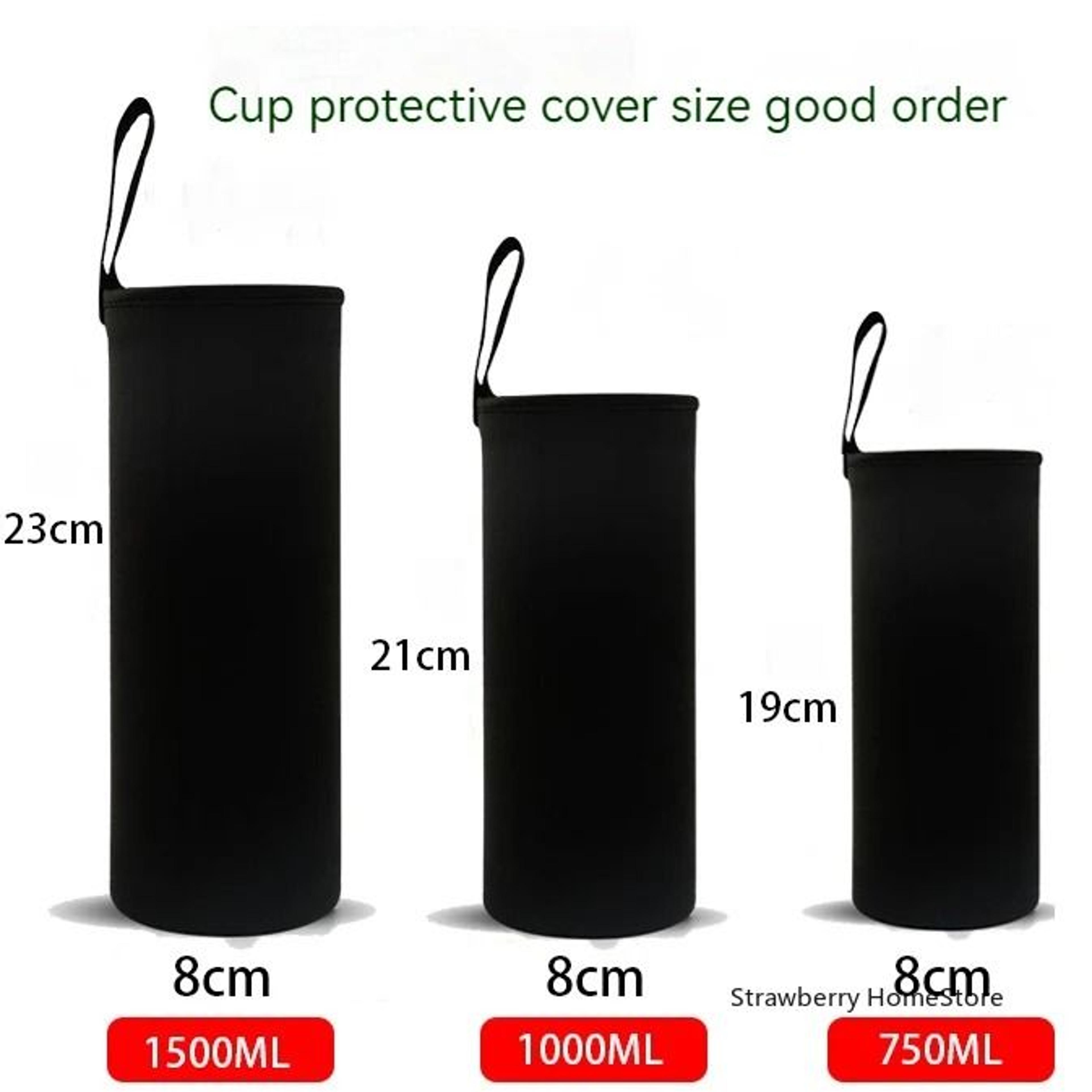 Insulated Neoprene Water Bottle Case With Strap For 750 1000 And 1500 Ml Bottles 1