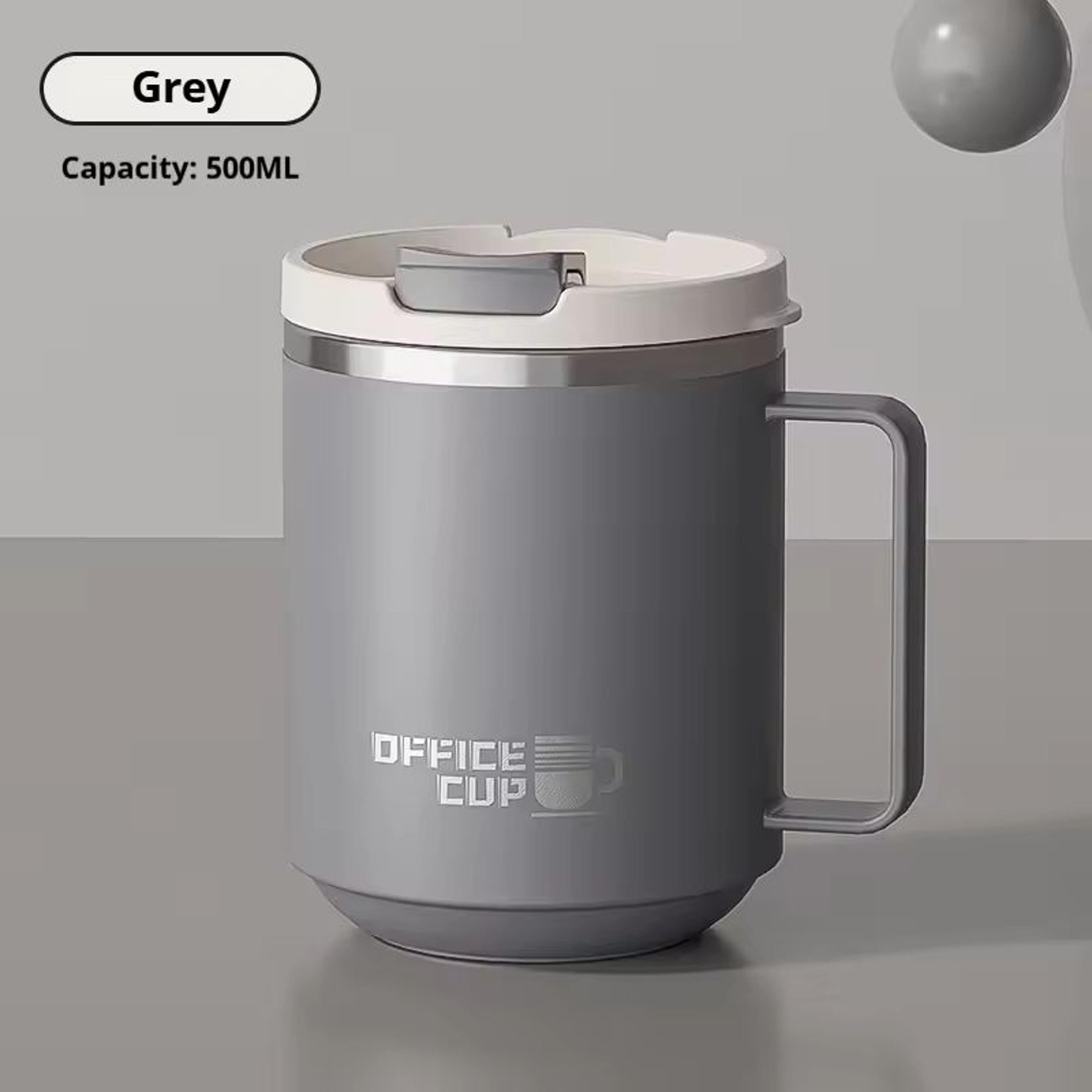 Stainless Steel Insulated Coffee Mug With Handle And Leak Proof Lid For Hot And Cold Drinks 9