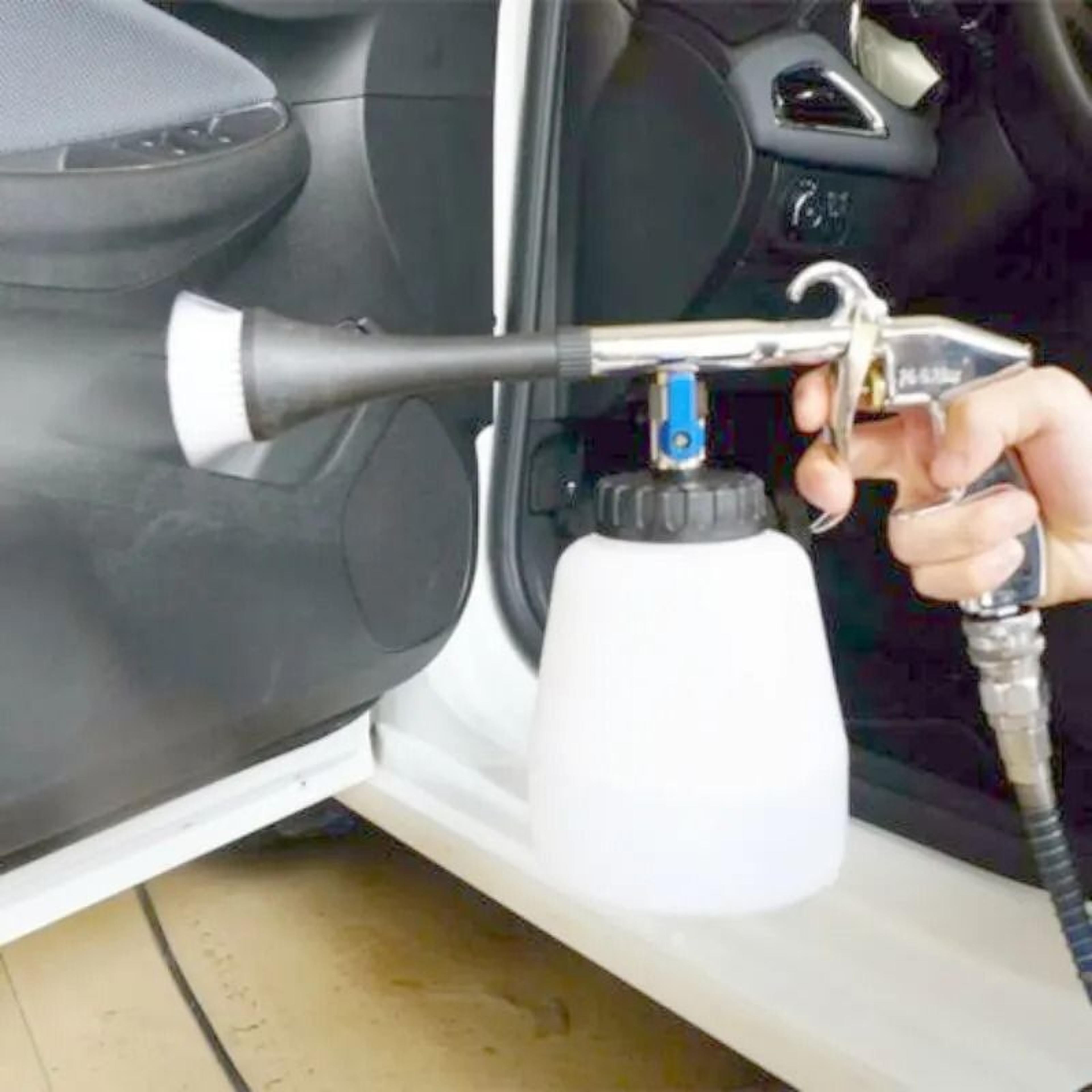 High Wind Speed Car Interior Cleaning Air Blowing Gun With Brush Attachment 0