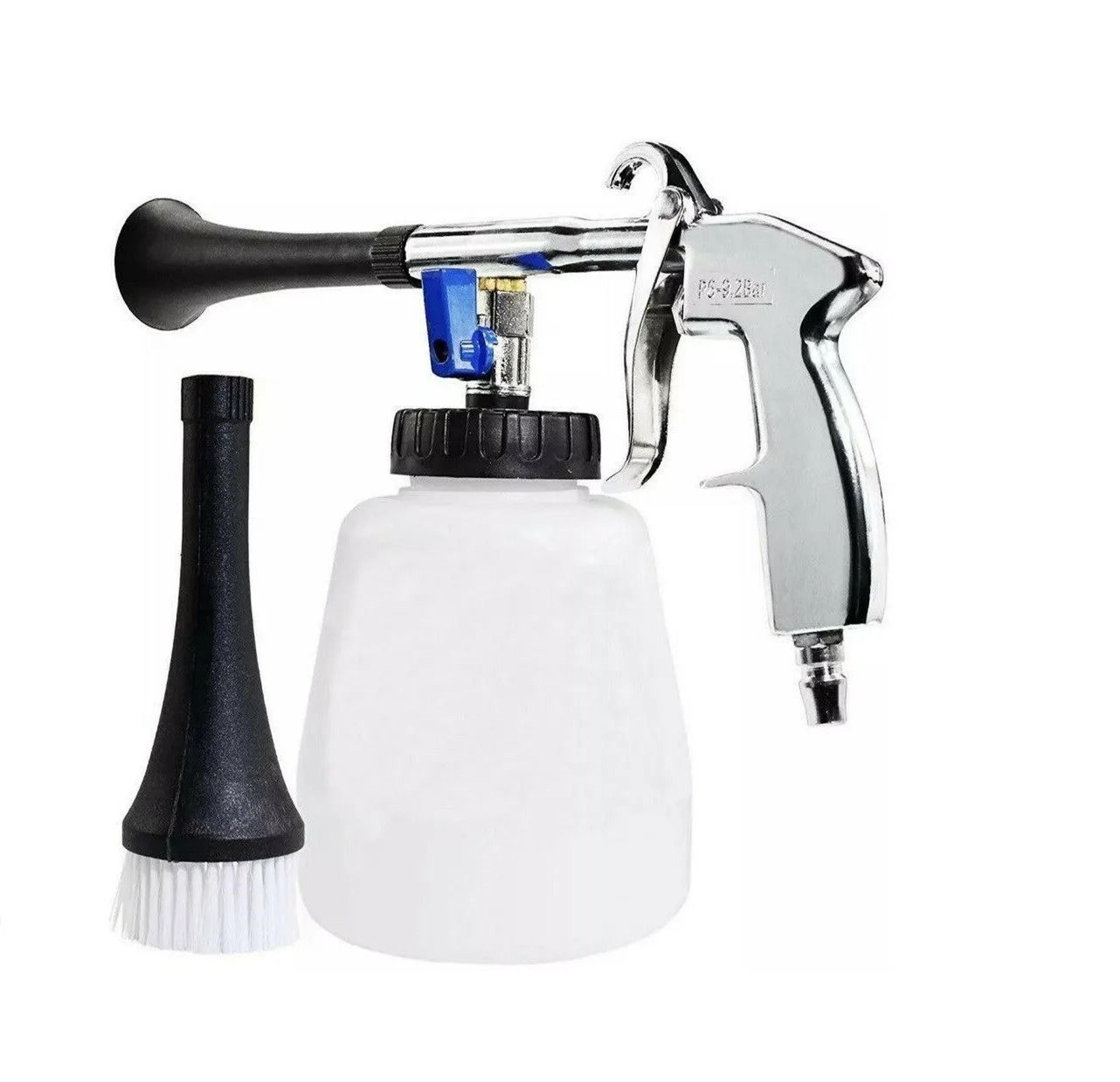 High Wind Speed Car Interior Cleaning Air Blowing Gun With Brush Attachment 4