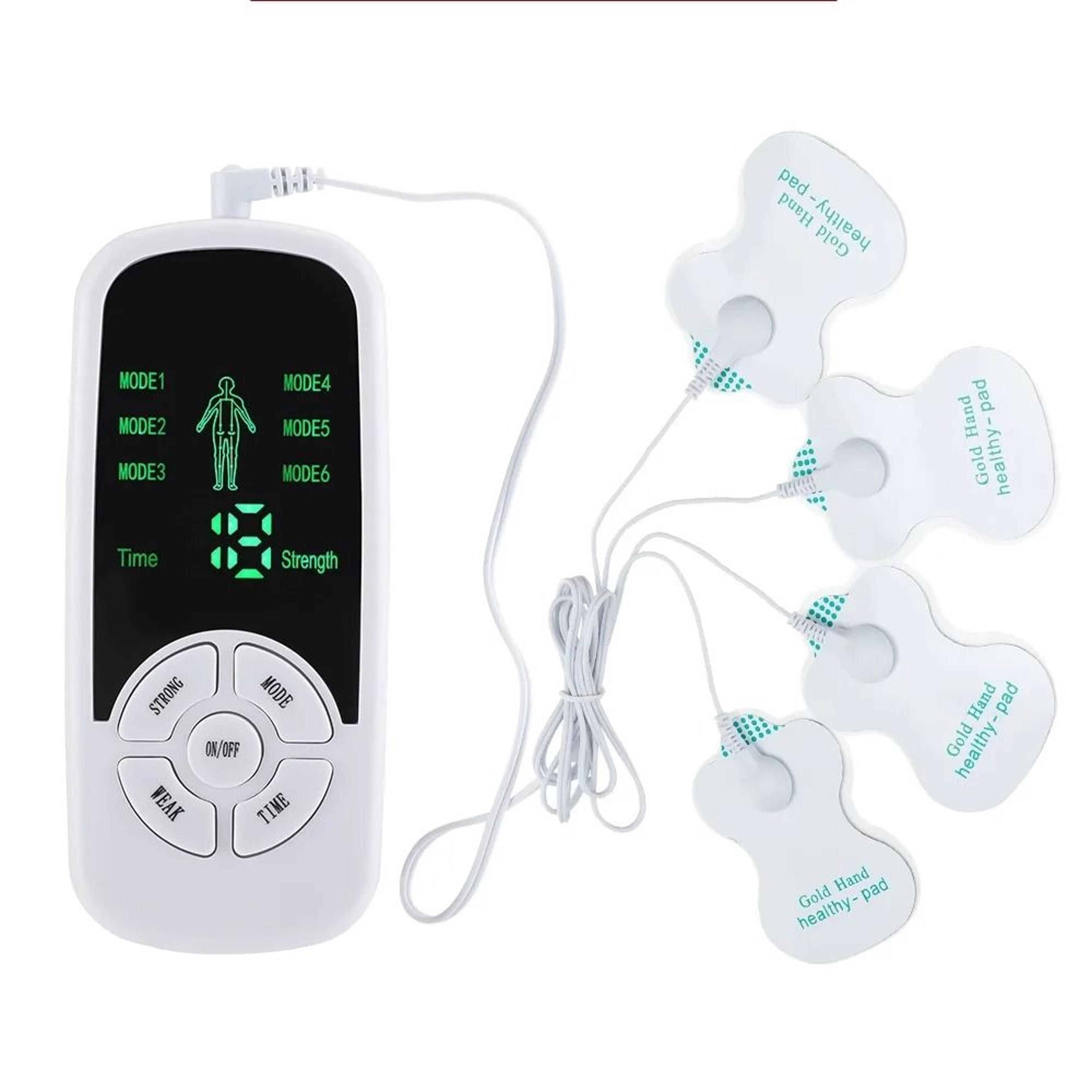 Portable TENS EMS Pulse Massage Unit With 6 Modes And Adjustable Intensity For Muscle Relief 6