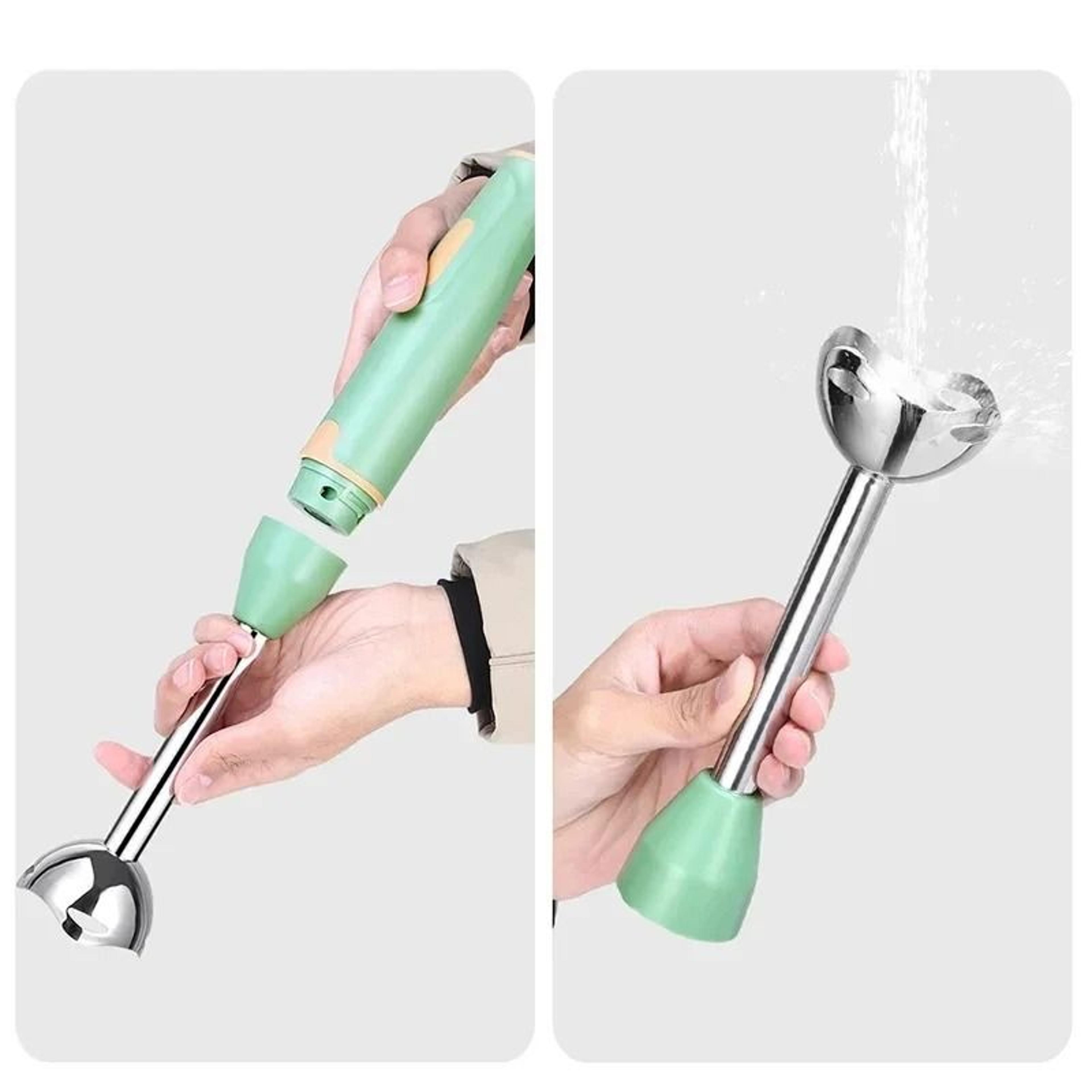 400W Immersion Stick Blender With Stainless Steel Blade For Smoothies Soups And Baby Food 2