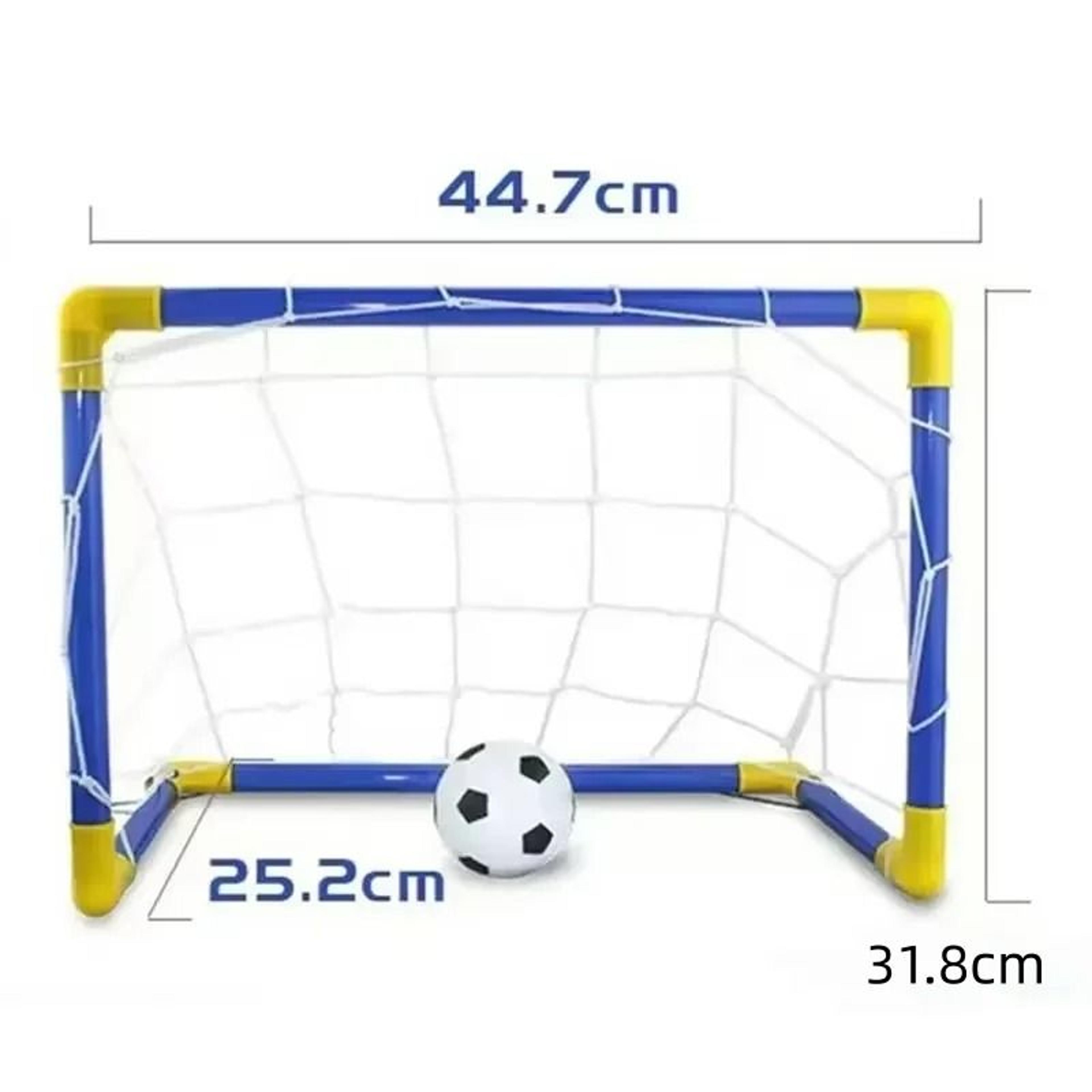 Indoor Mini Folding Soccer Goal Set With Net And Pump For Kids Soccer Practice 3