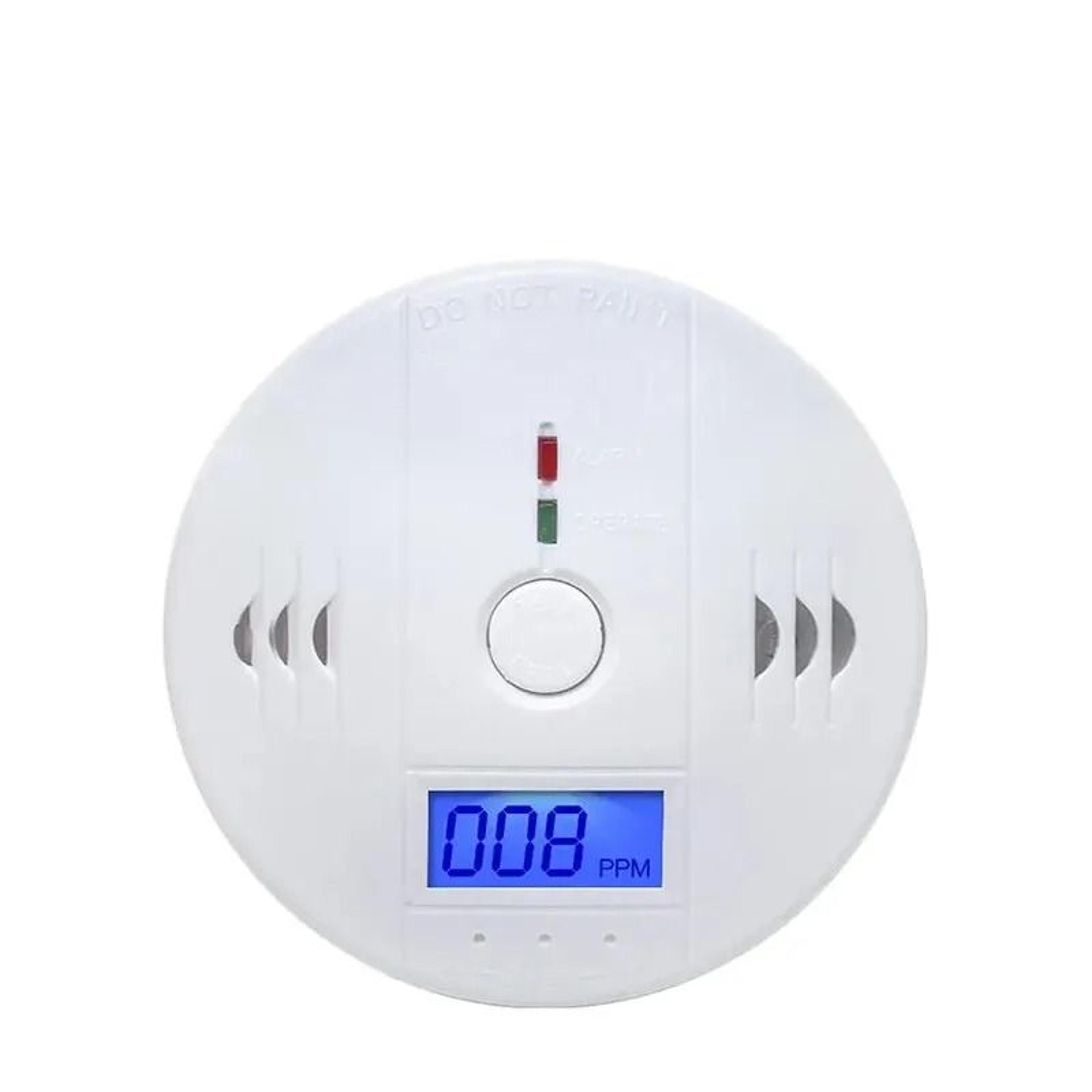Battery Powered Carbon Monoxide Alarm Detector With LCD Display And 85dB Sound Alert 2