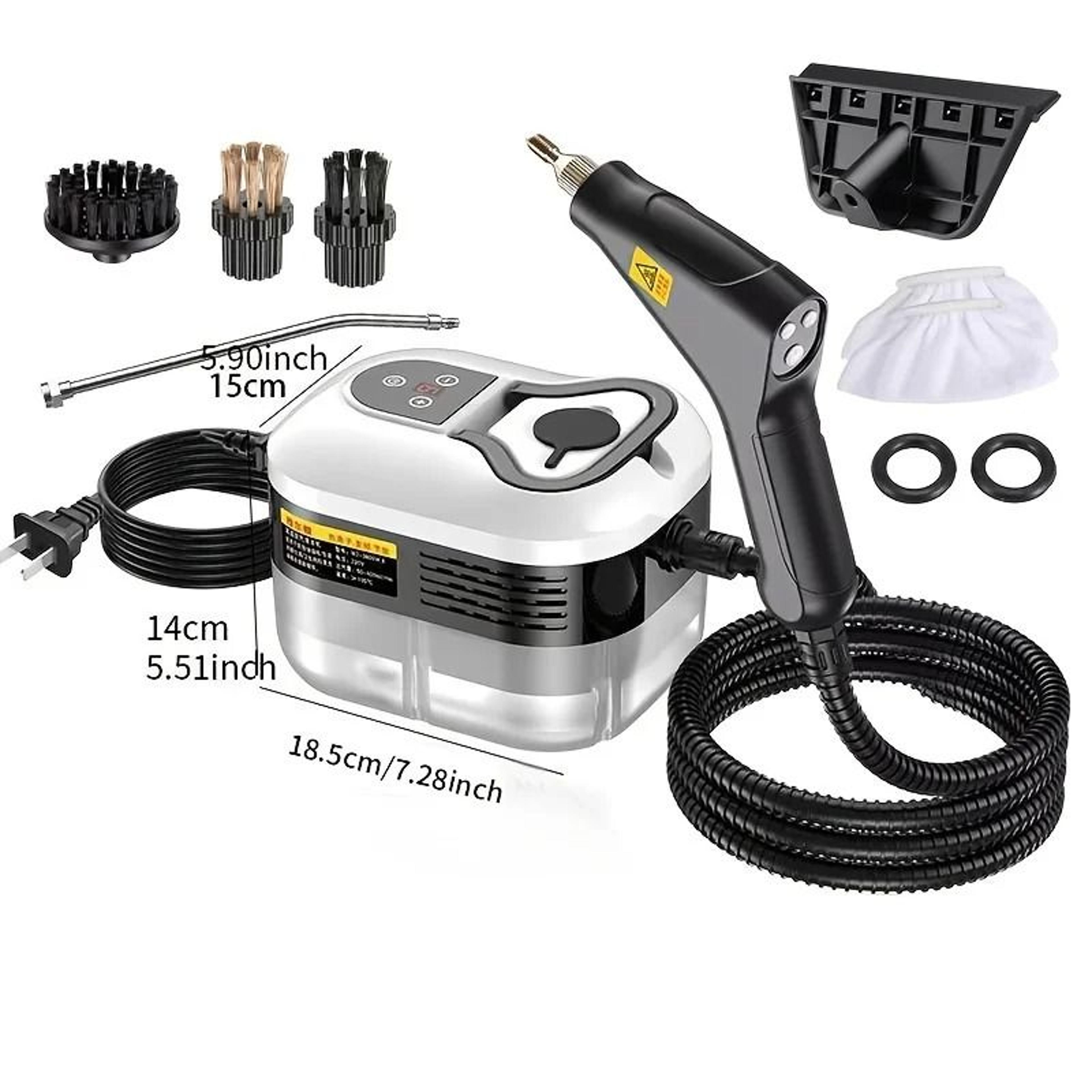 High Temperature Handheld Steam Cleaner With Adjustable Pressure And 1200ml Tank 0
