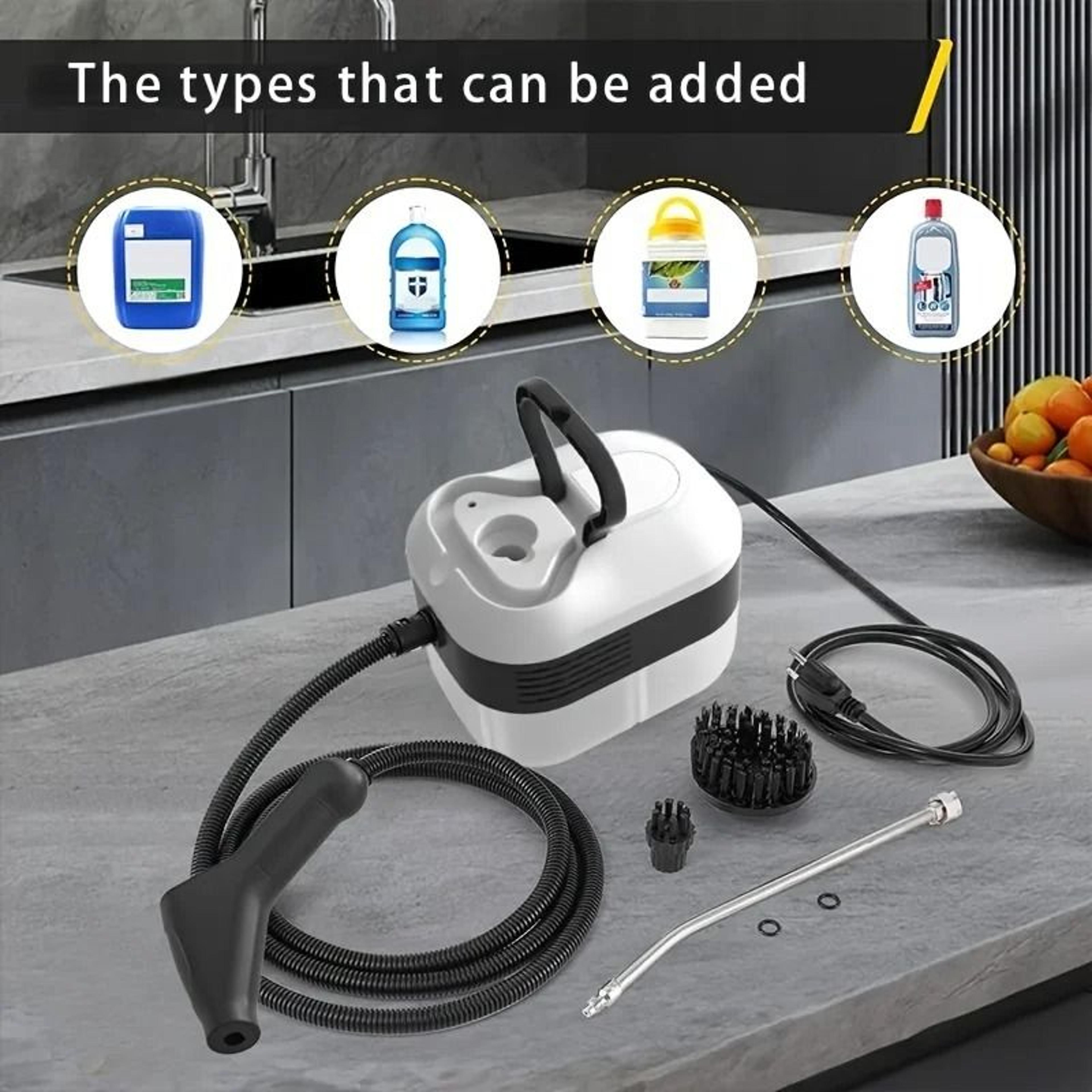 High Temperature Handheld Steam Cleaner With Adjustable Pressure And 1200ml Tank 6