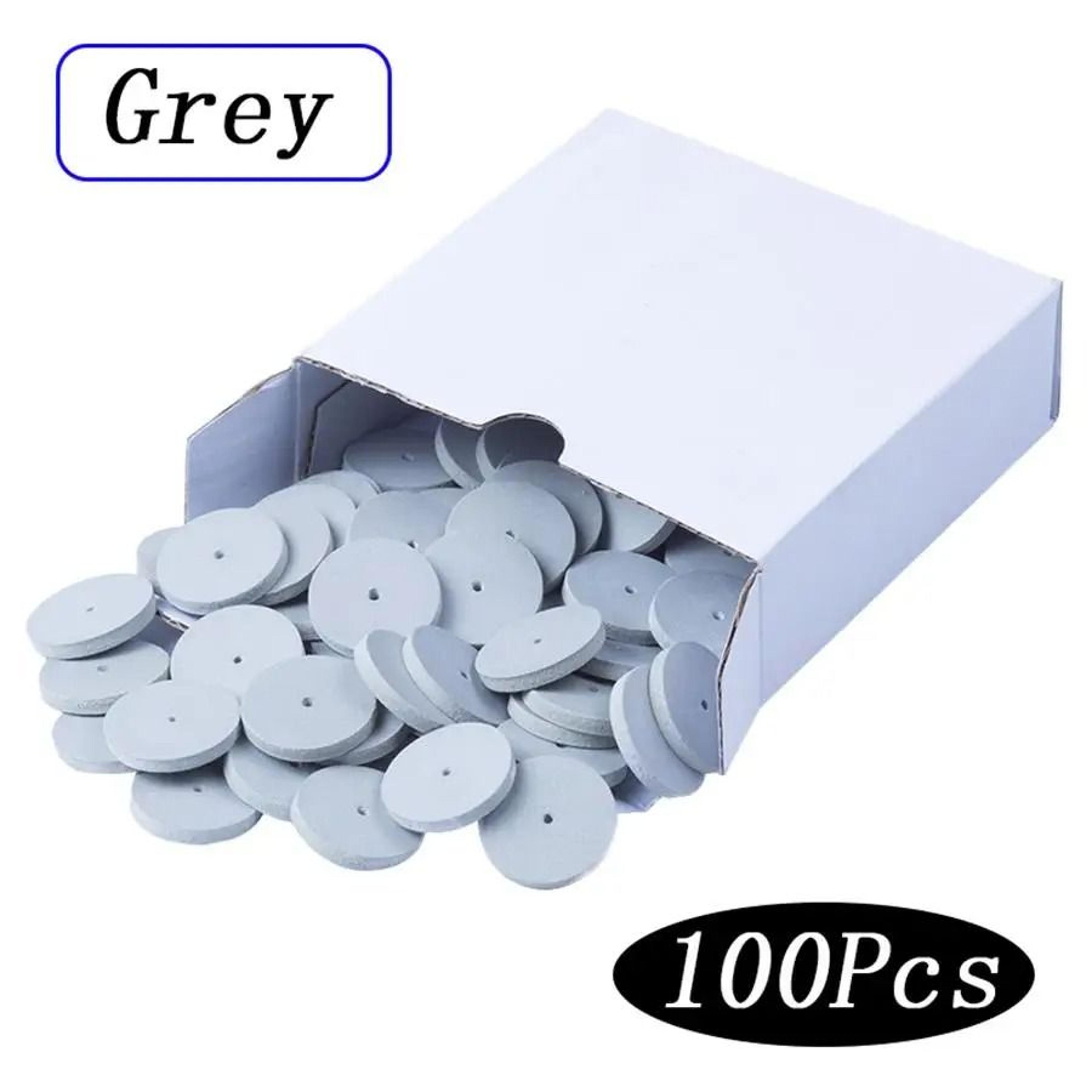 100pcs Dental Silicone Rubber Polishing Wheels For Ceramic Crowns And Porcelain Finishing 3
