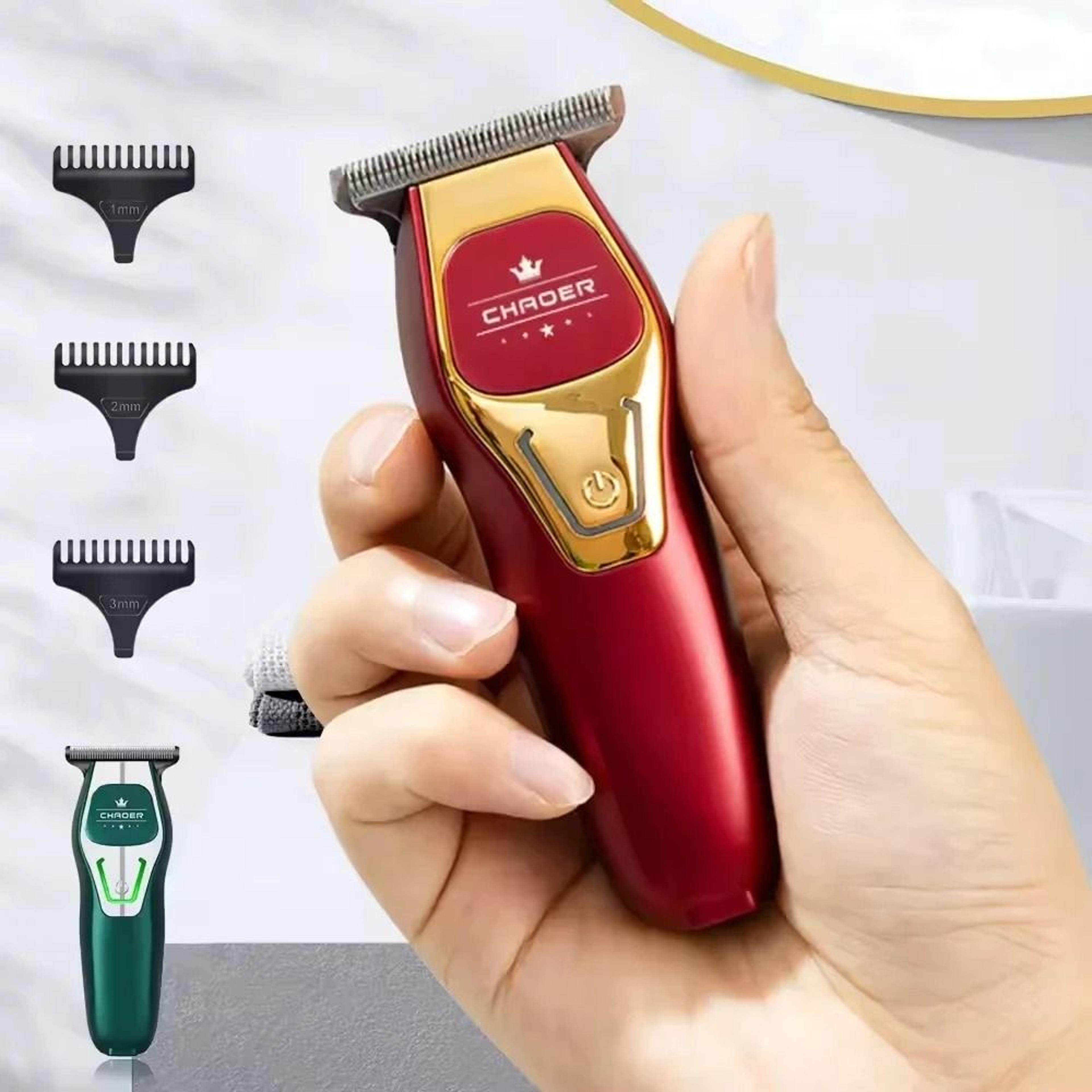 Mini Rechargeable Hair Trimmer With Precision Stainless Steel Blade For Bald Head And Detail Groomi 3