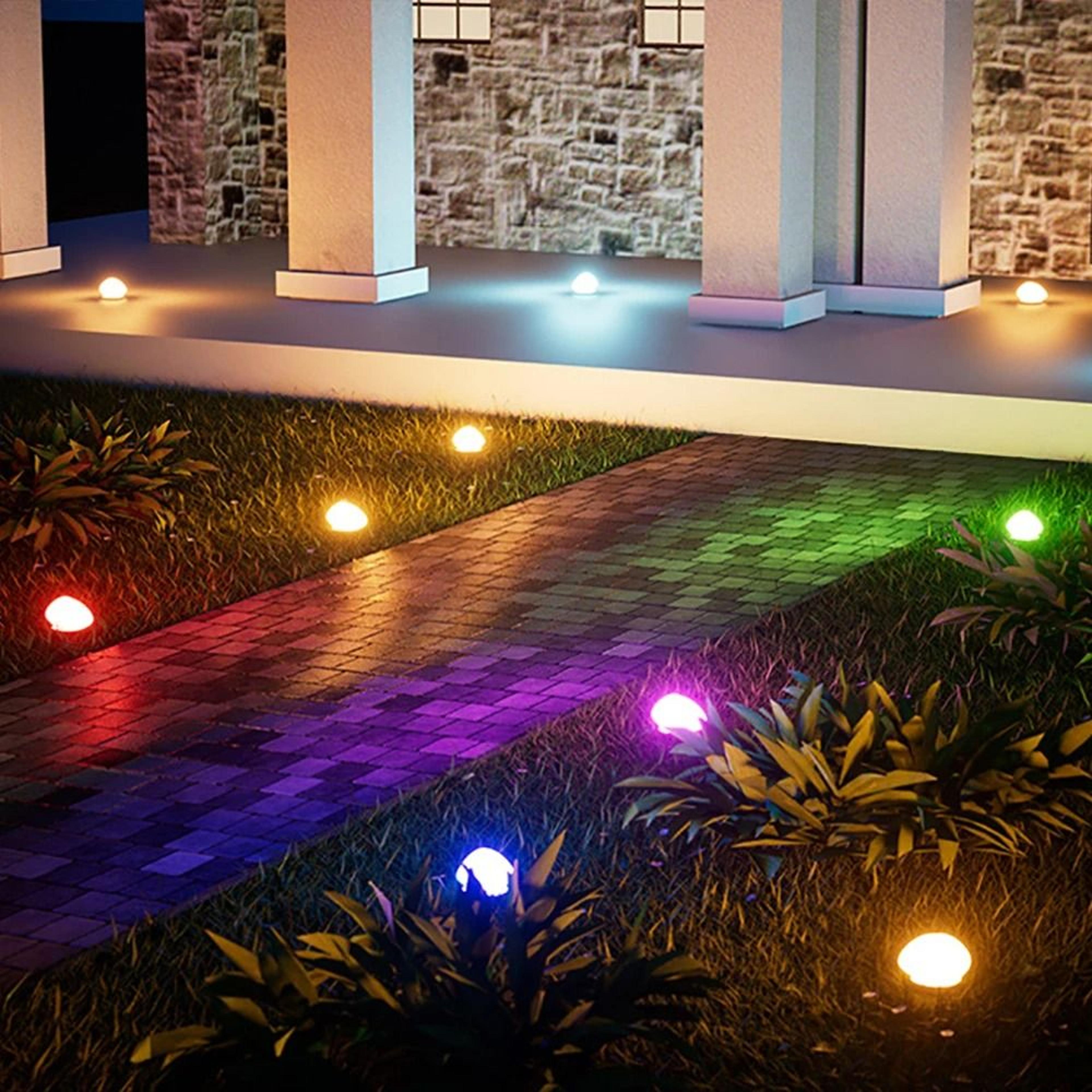 Solar Pebble Outdoor Decorative Light Waterproof Garden Lamp For Courtyard And Poolside Decor 4