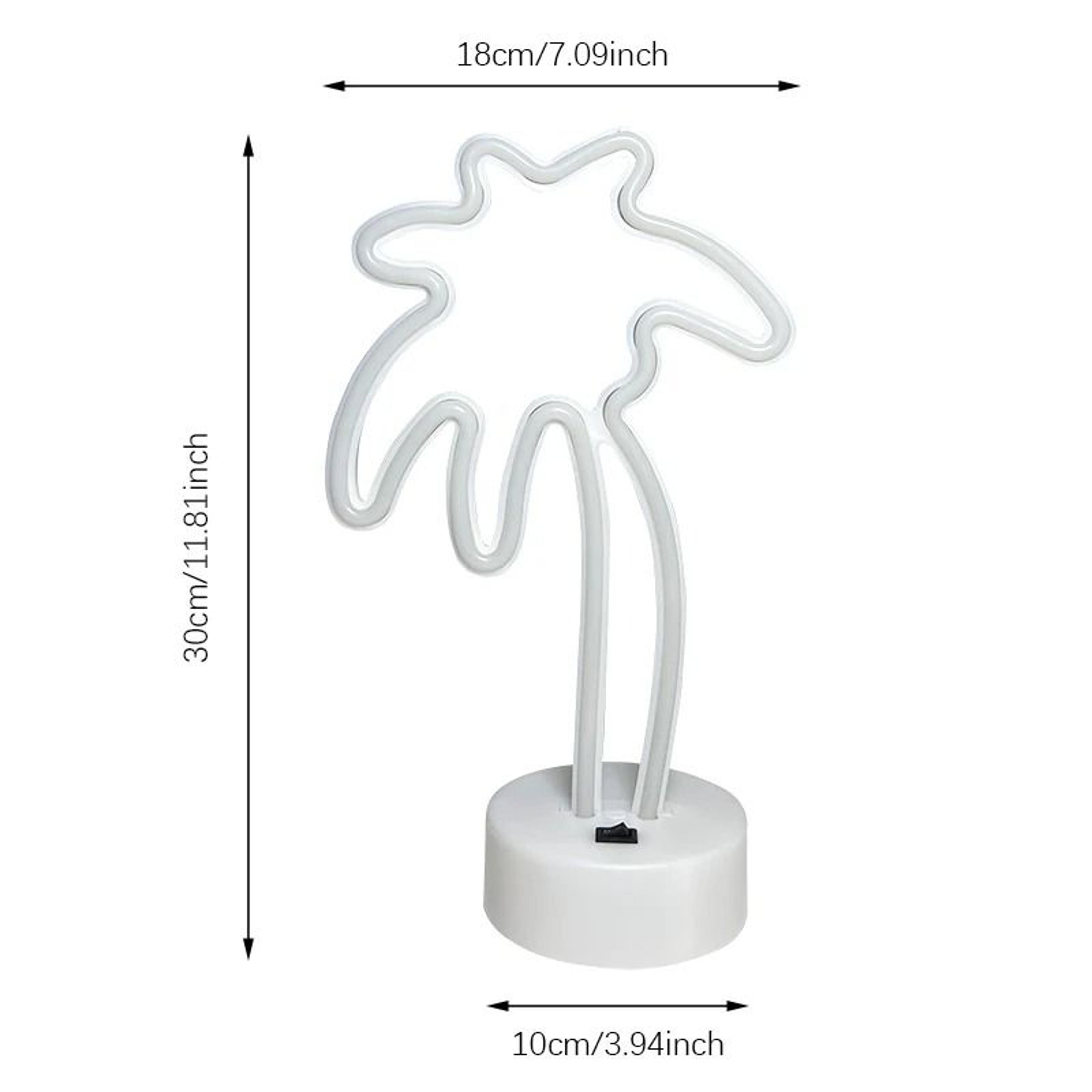 Coconut Tree Neon LED Sign With Base And USB Or Battery Power For Room Decor And Parties 6
