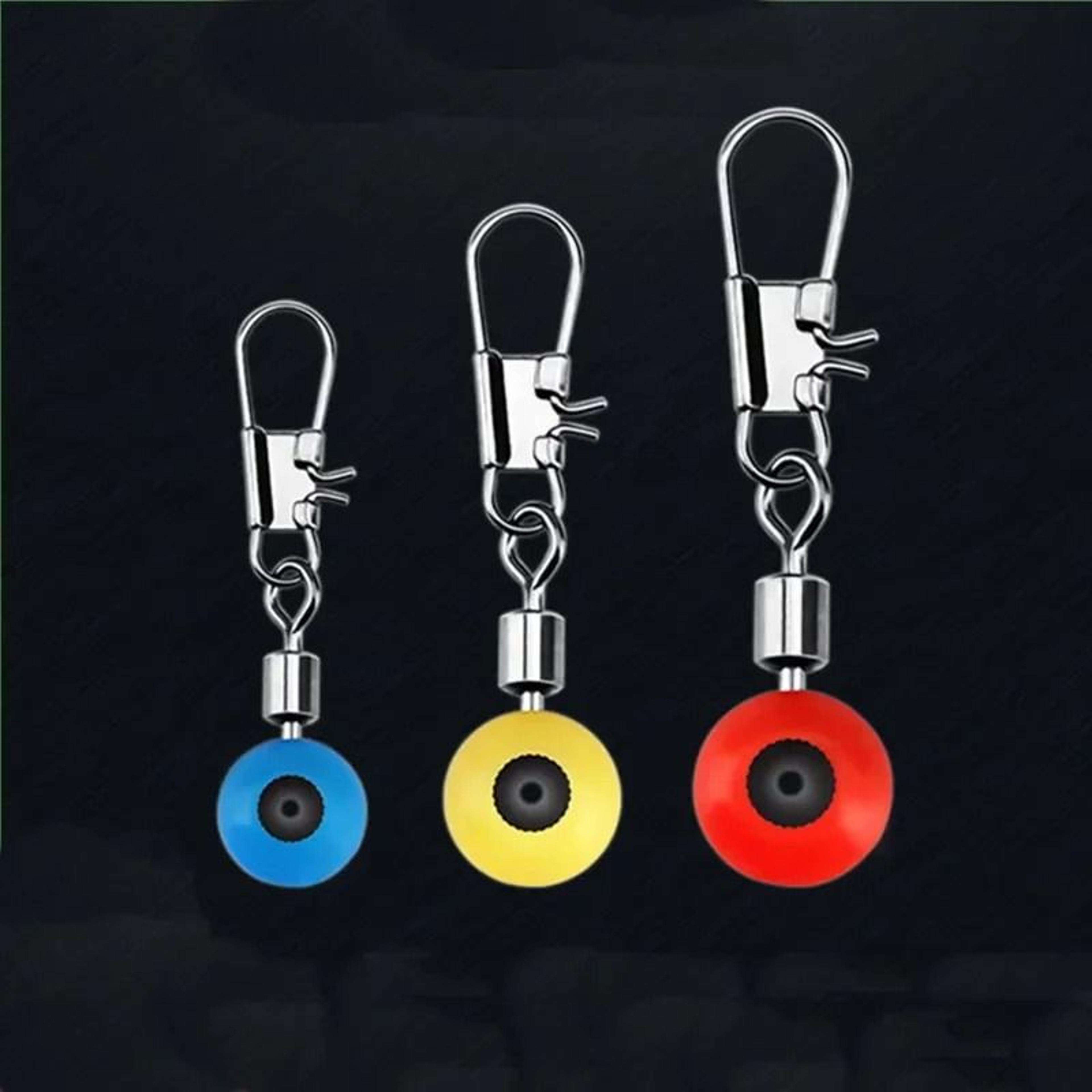 20 Piece Fishing Hook Swivel Clip Connector Set With Interlock Snaps For Sea Fishing Rigs 1