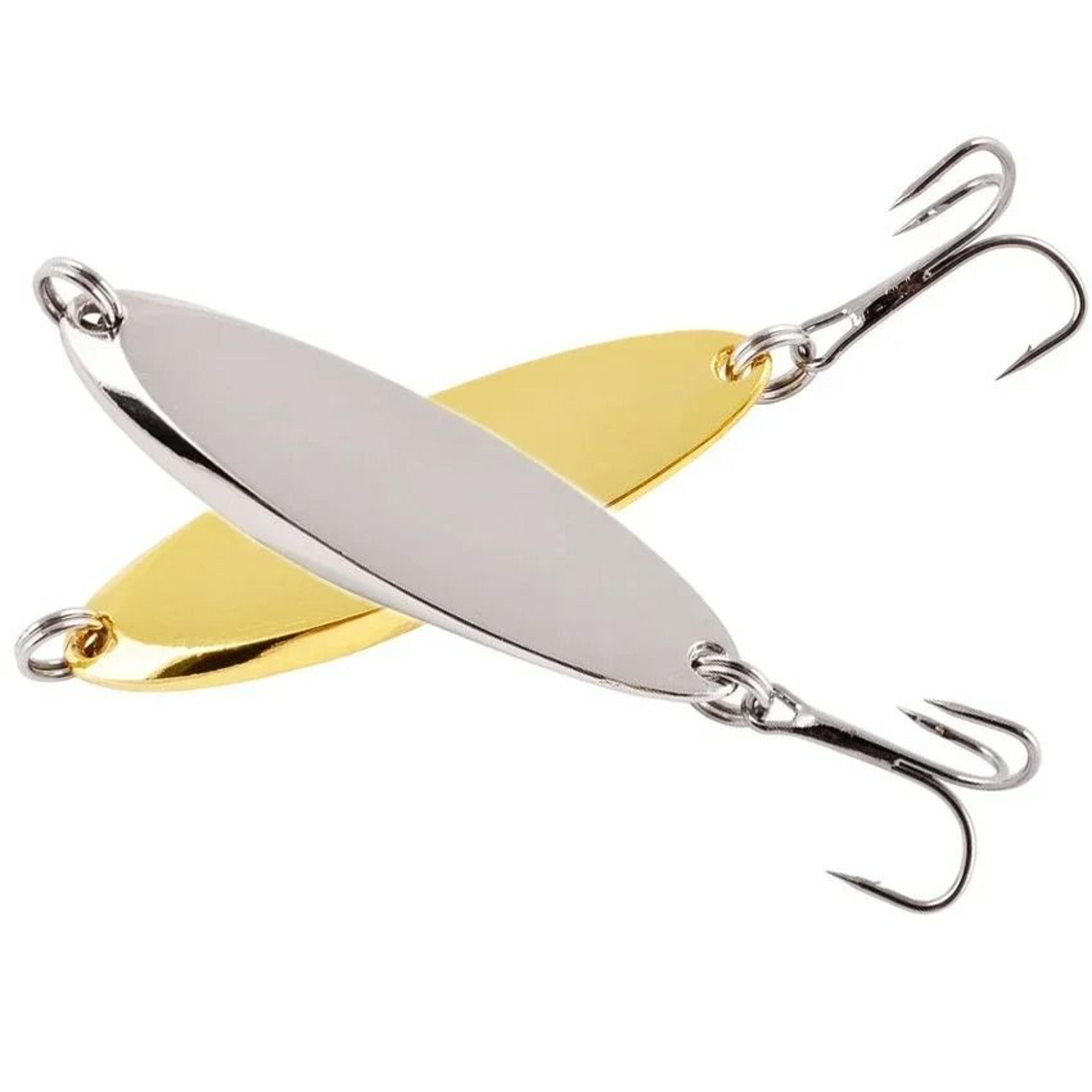 Metal Spinner Spoon Fishing Lure With Sequins Hard Bait For Trout Bass And Pike 0