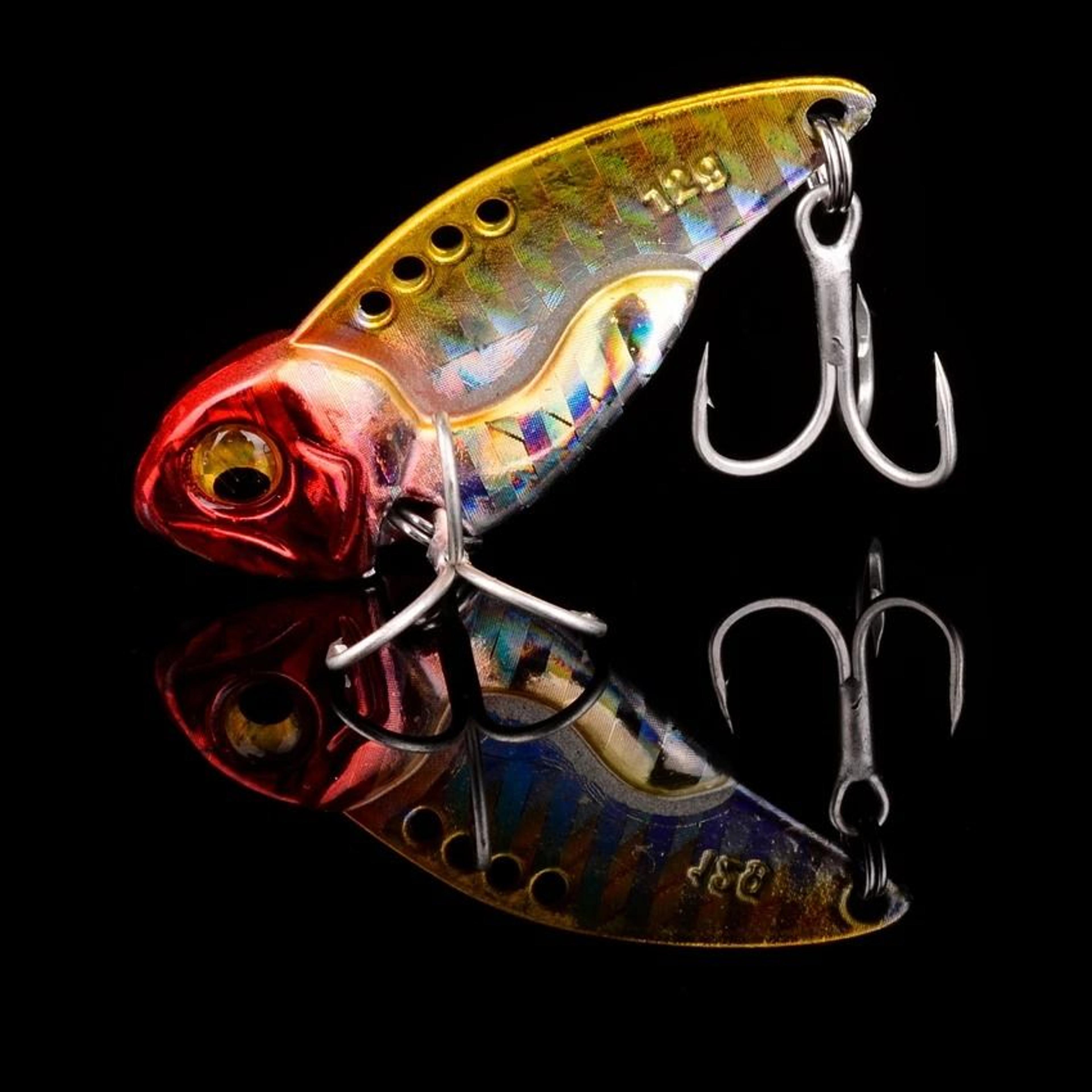 Sinking Cicada Vib Blade Spinner Lure Metal Spoon Bait For Winter Bass And Pike Fishing 17