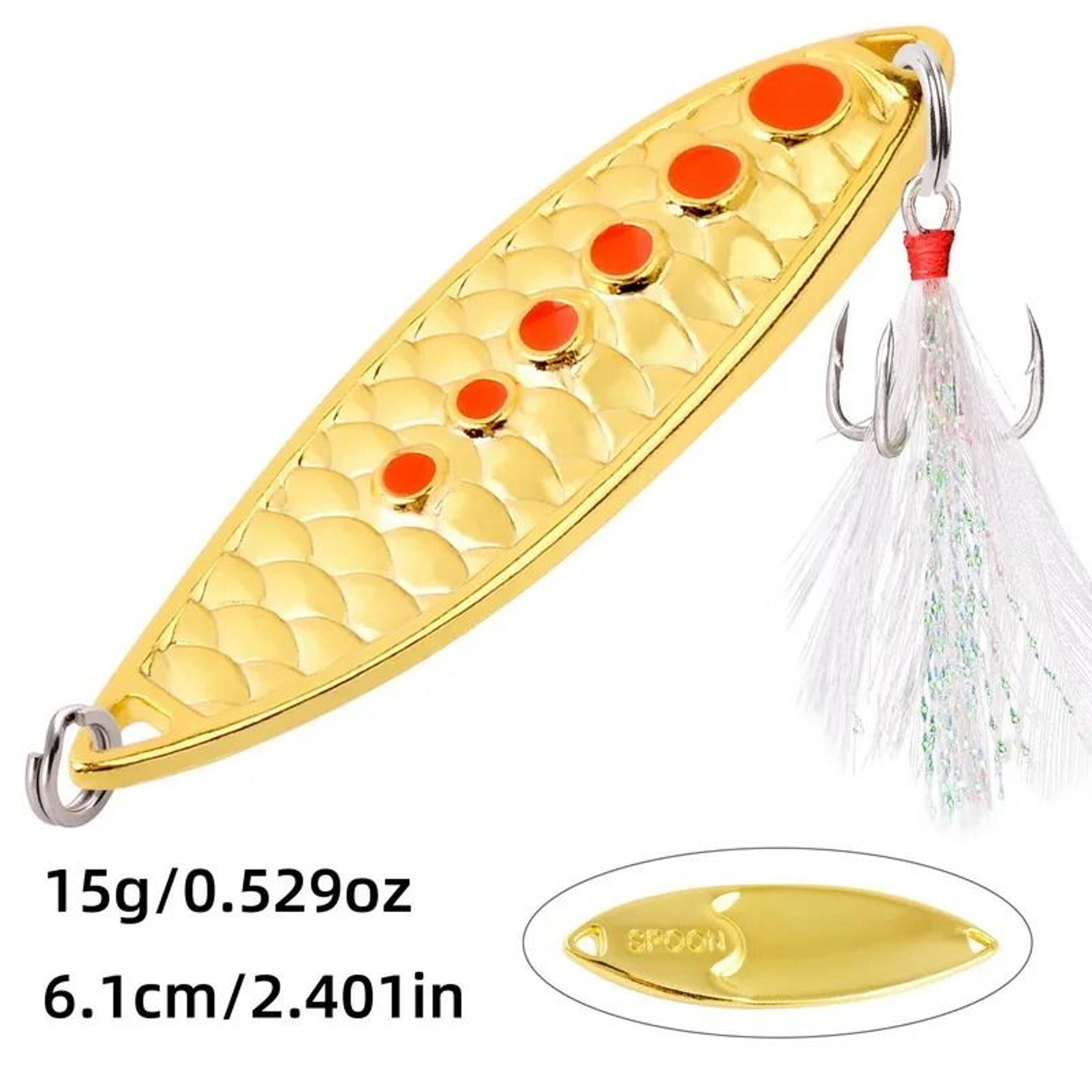 Metal Spoon Fishing Lure 3 G To 20 G Jig Bait With Scaled Flash Finish For Trout And Bass 10