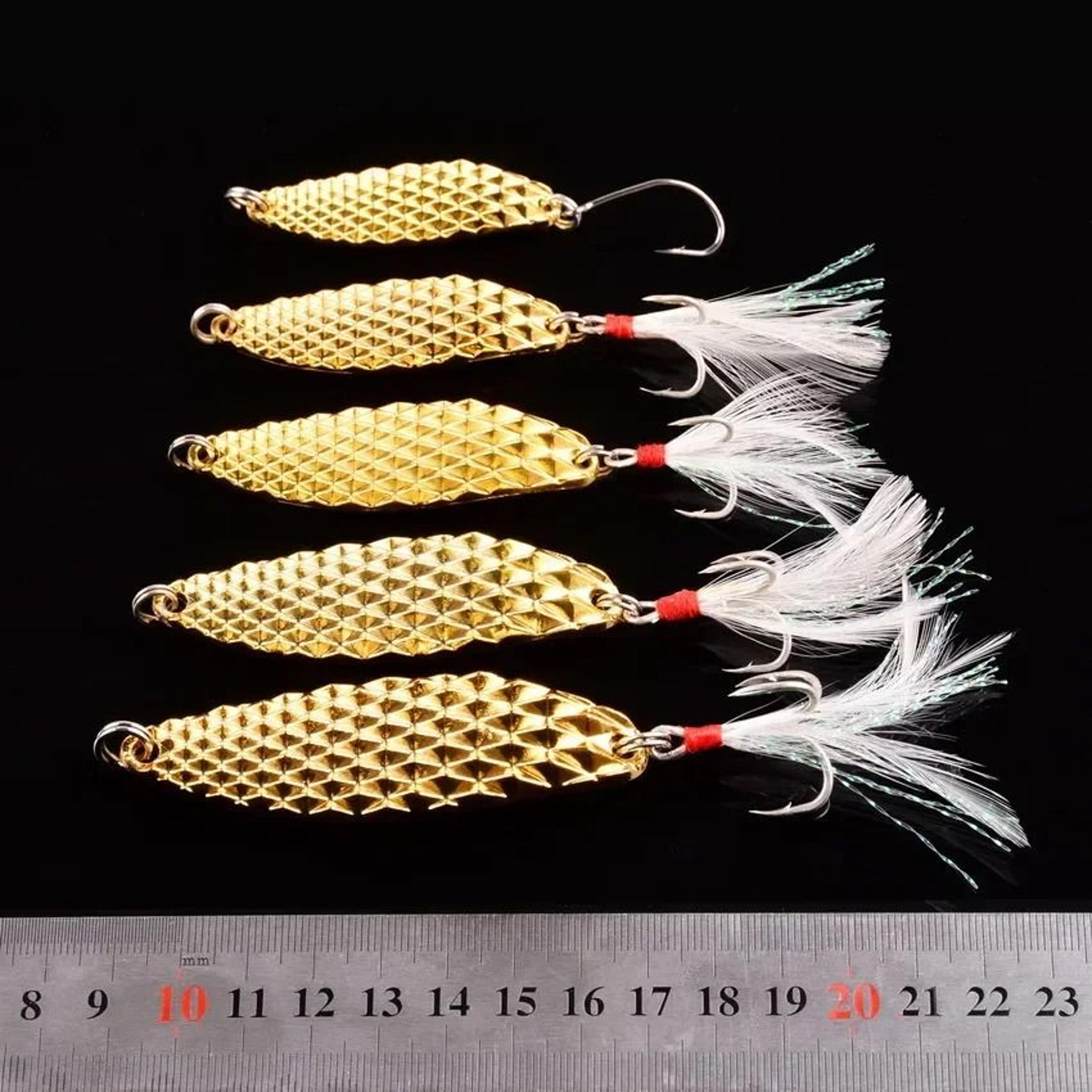 Diamond Spinner Metal Fishing Lure With Sequin Flash For Bass And Trout 4