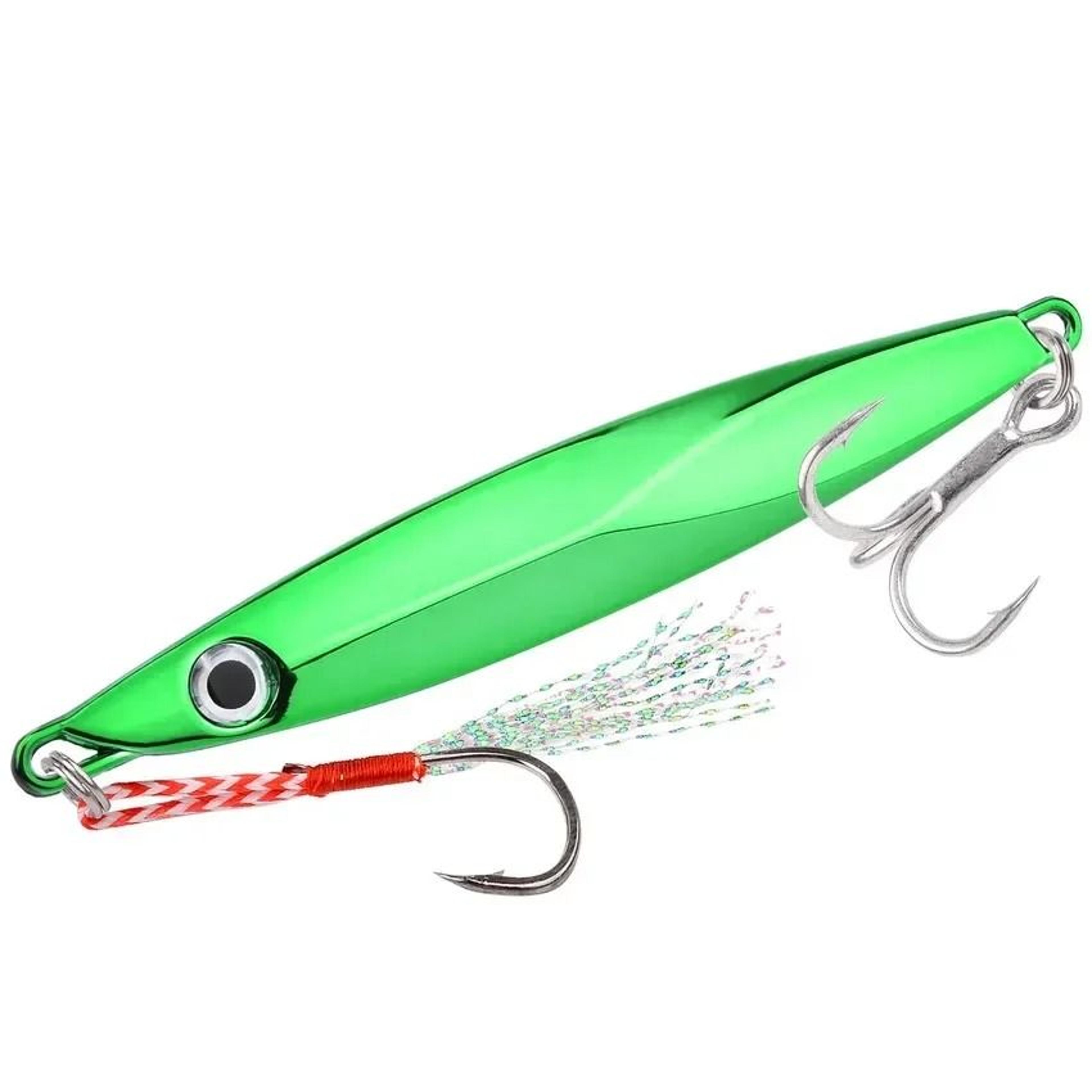 Sinking Metal Jig Fishing Lure Jig Spoon Wobbler Bait For Sea Fishing 17