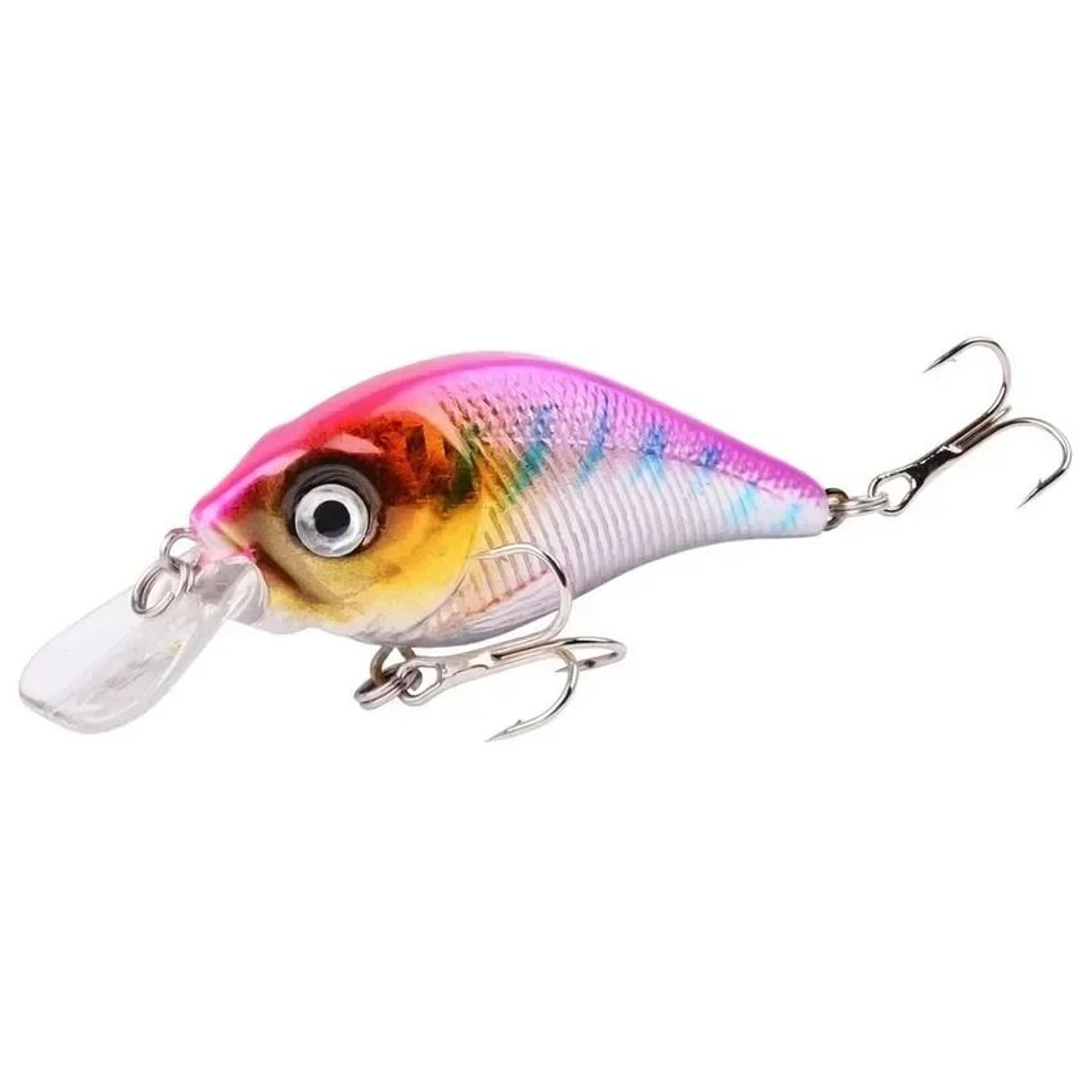 Hard VIB Minnow Fishing Lure 315 In Sinking Crankbait Wobbler With Treble Hooks And 3D Eyes 17