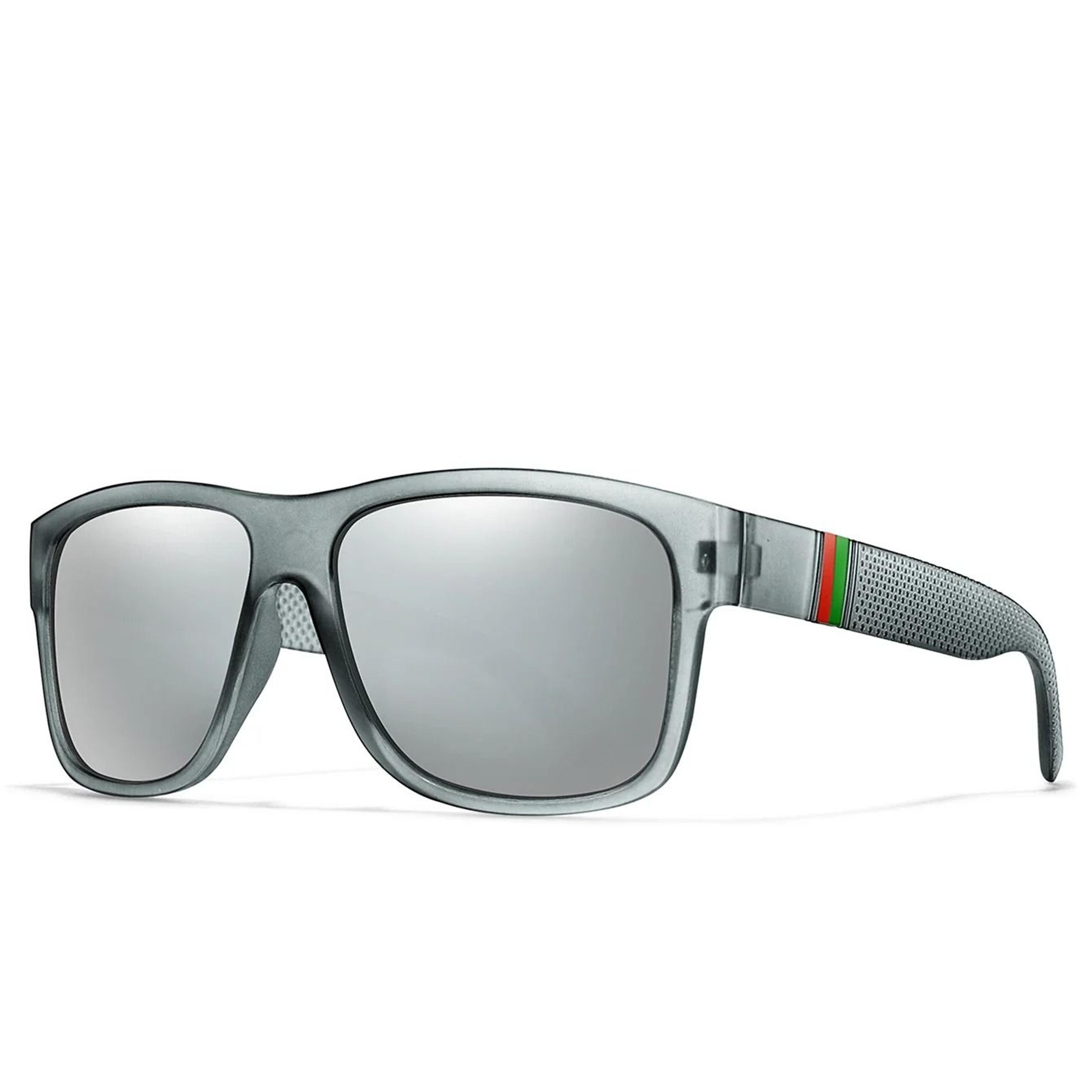 Classic Square Polarized Fishing Sunglasses With Large Frame UV400 Protection 2
