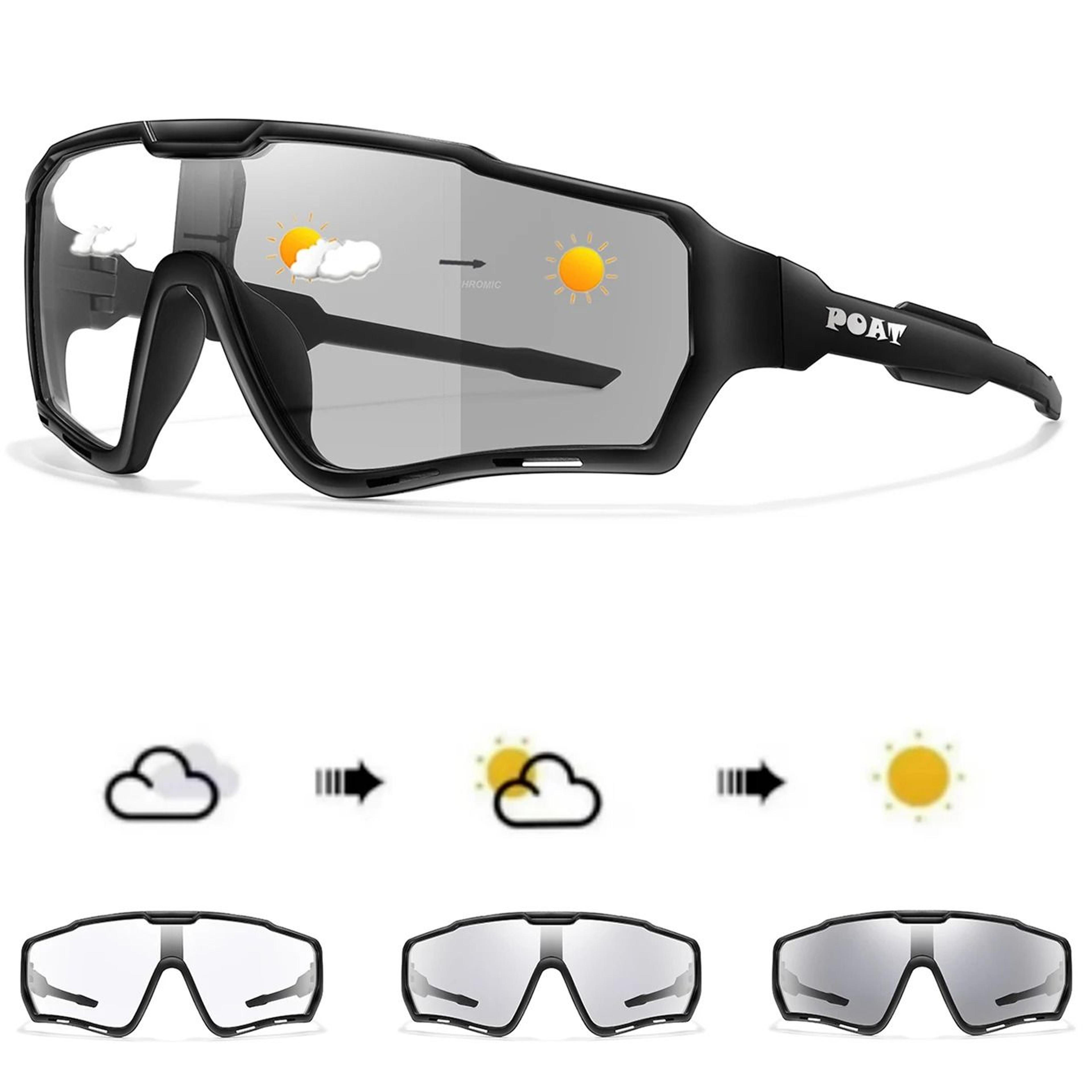 Photochromic Sports Cycling Sunglasses UV400 For MTB Biking Fishing And Running 7