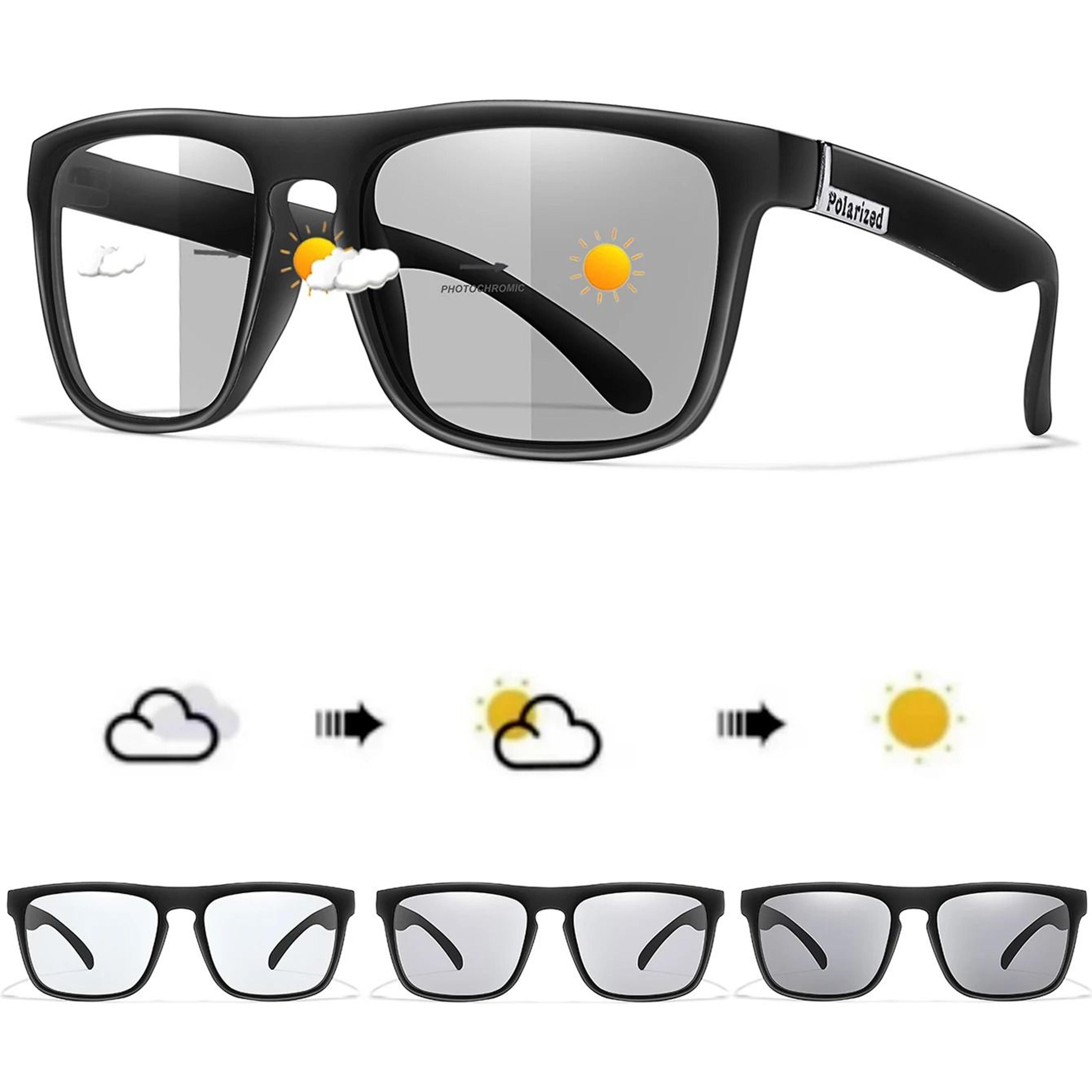 Classic Square Photochromic Sunglasses For Men And Women Outdoor Goggles For Travel And Daily Style 6