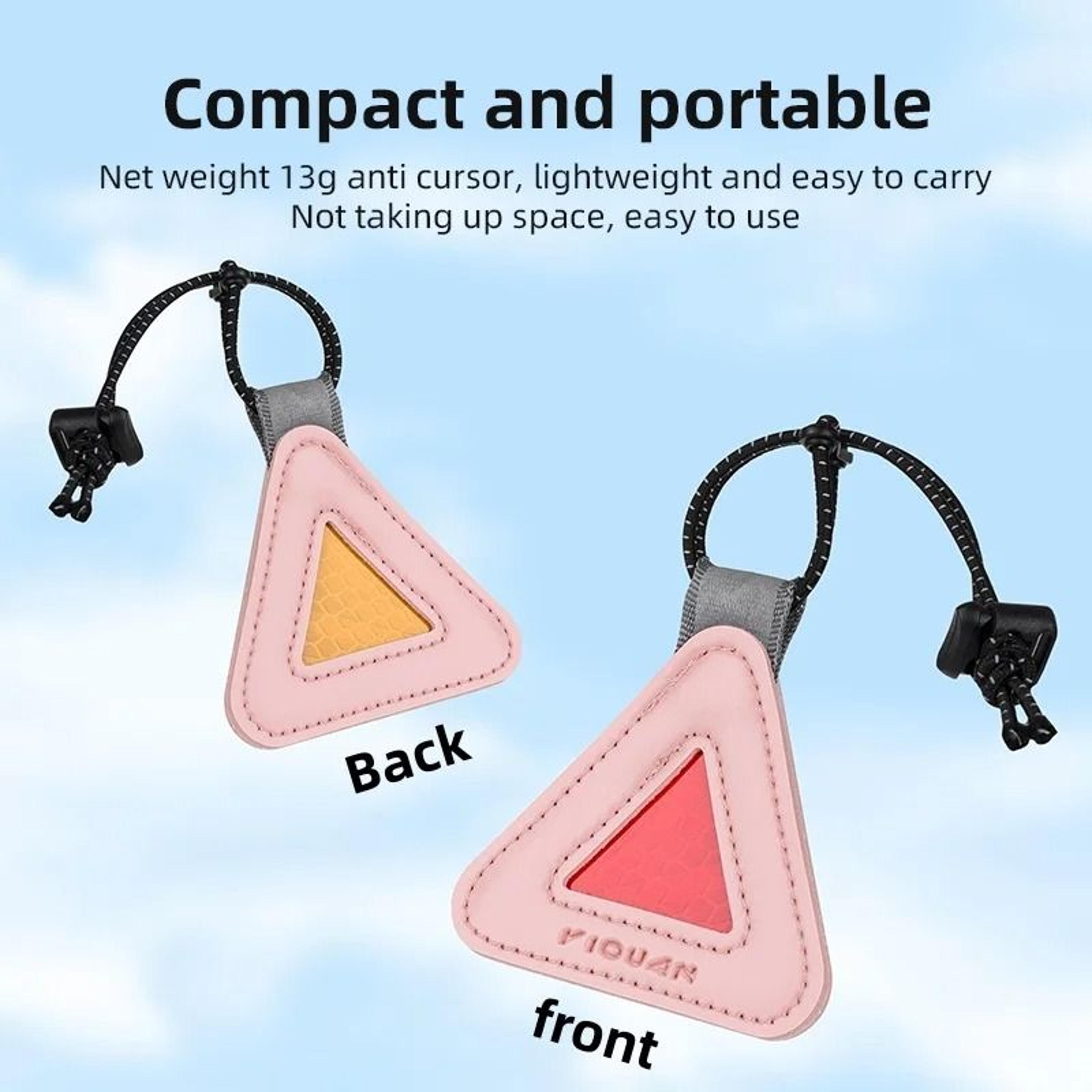 High Visibility Reflective Triangle Bicycle Safety Pendant 5