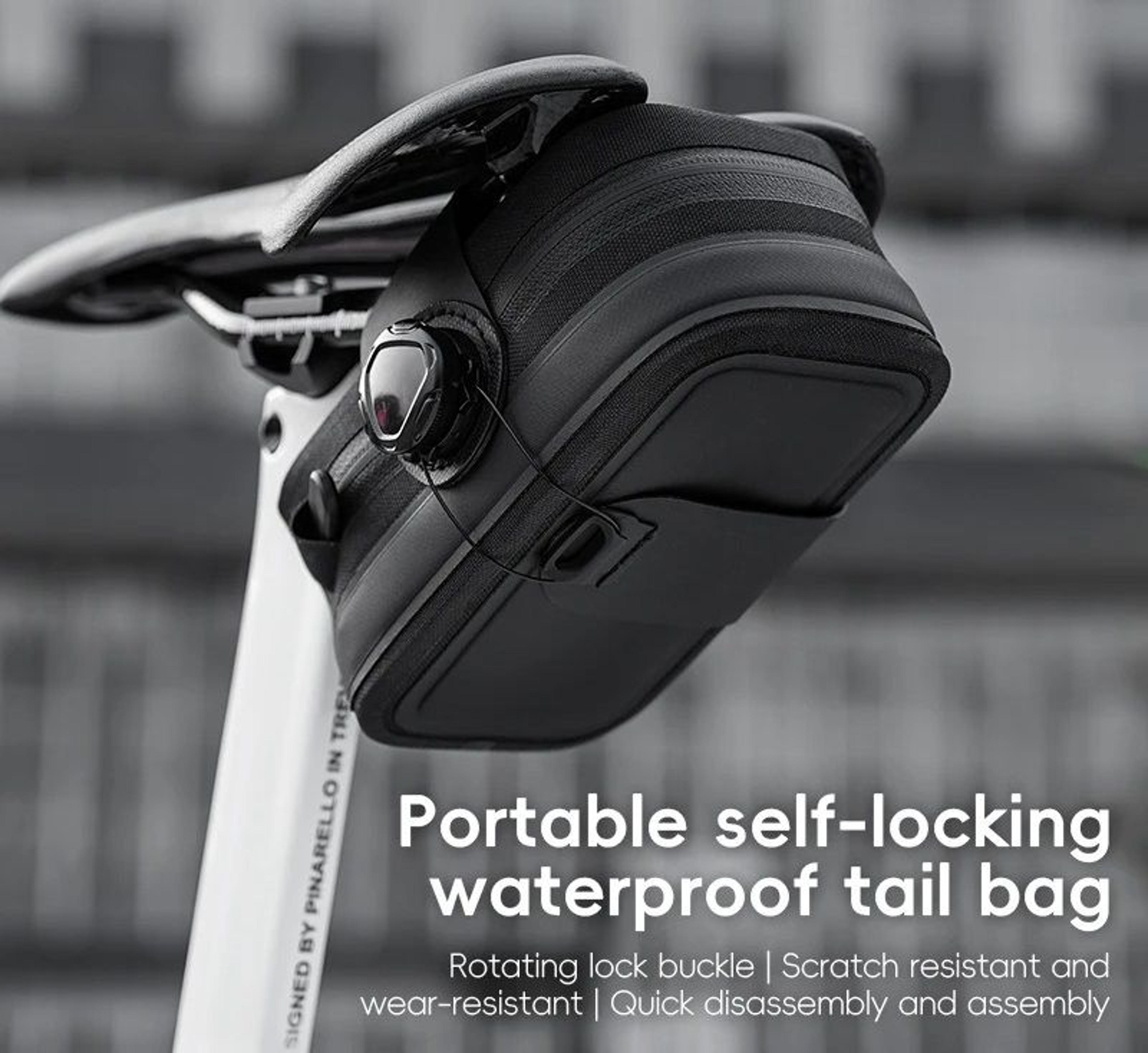 Rainproof Quick Release Bike Saddle Bag For Cycling Essentials 0