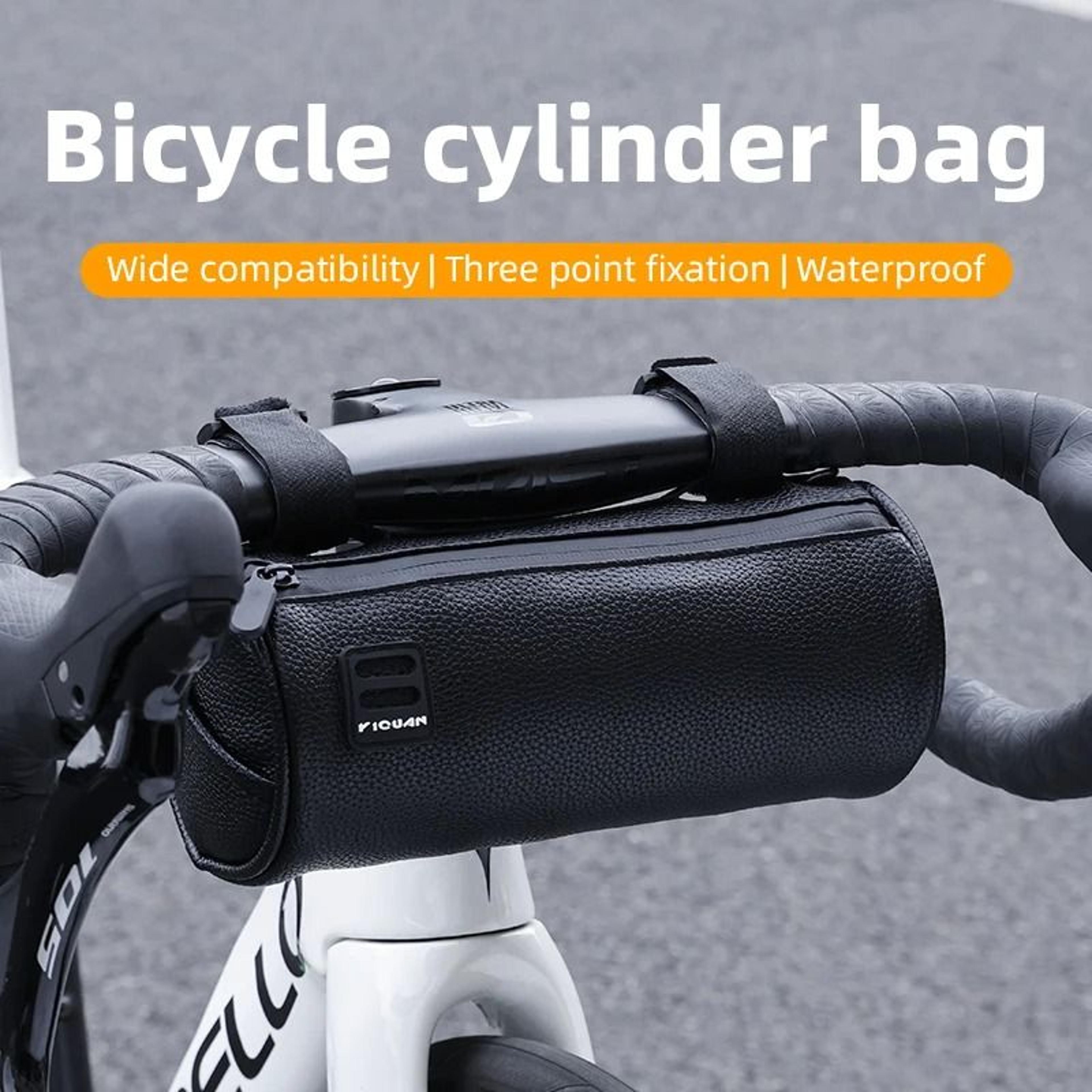 Waterproof Bike Handlebar Bag Front Storage Pouch With Shoulder Strap 5