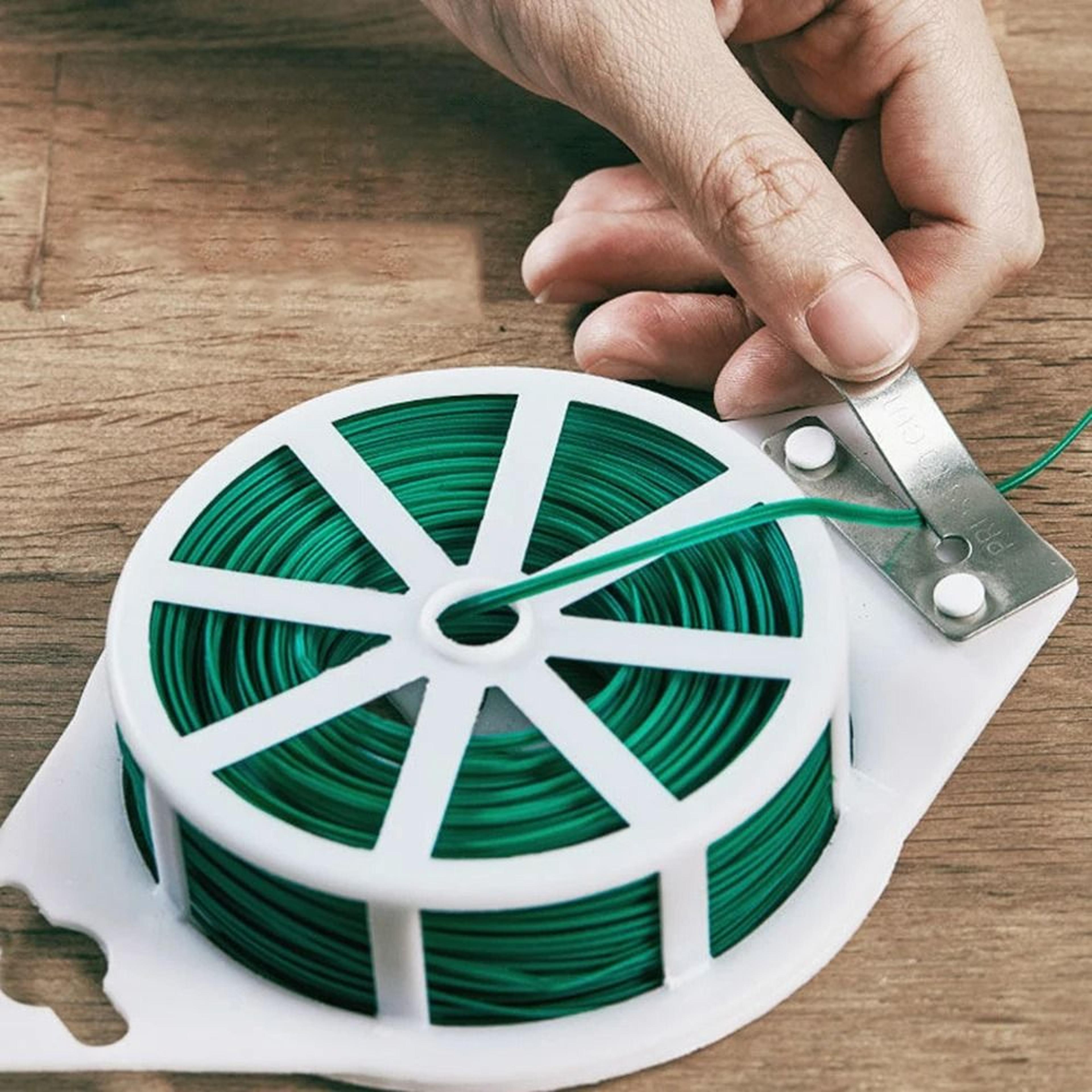 Reusable Garden Twist Tie Plant Support Wire Roll For Tying And Organizing 4