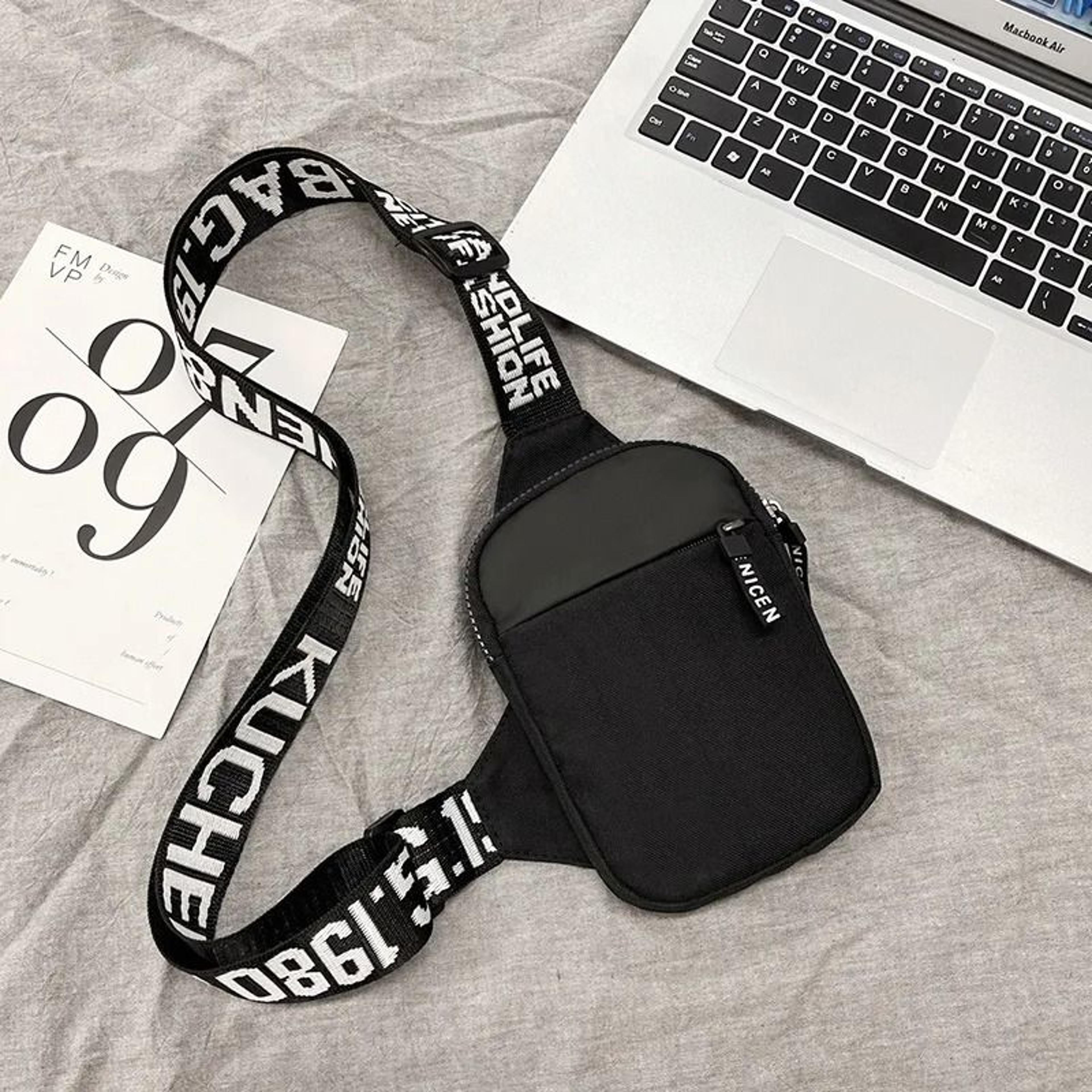 Waterproof Nylon Mini Crossbody Bag Small Sling Shoulder Bag For Men 2