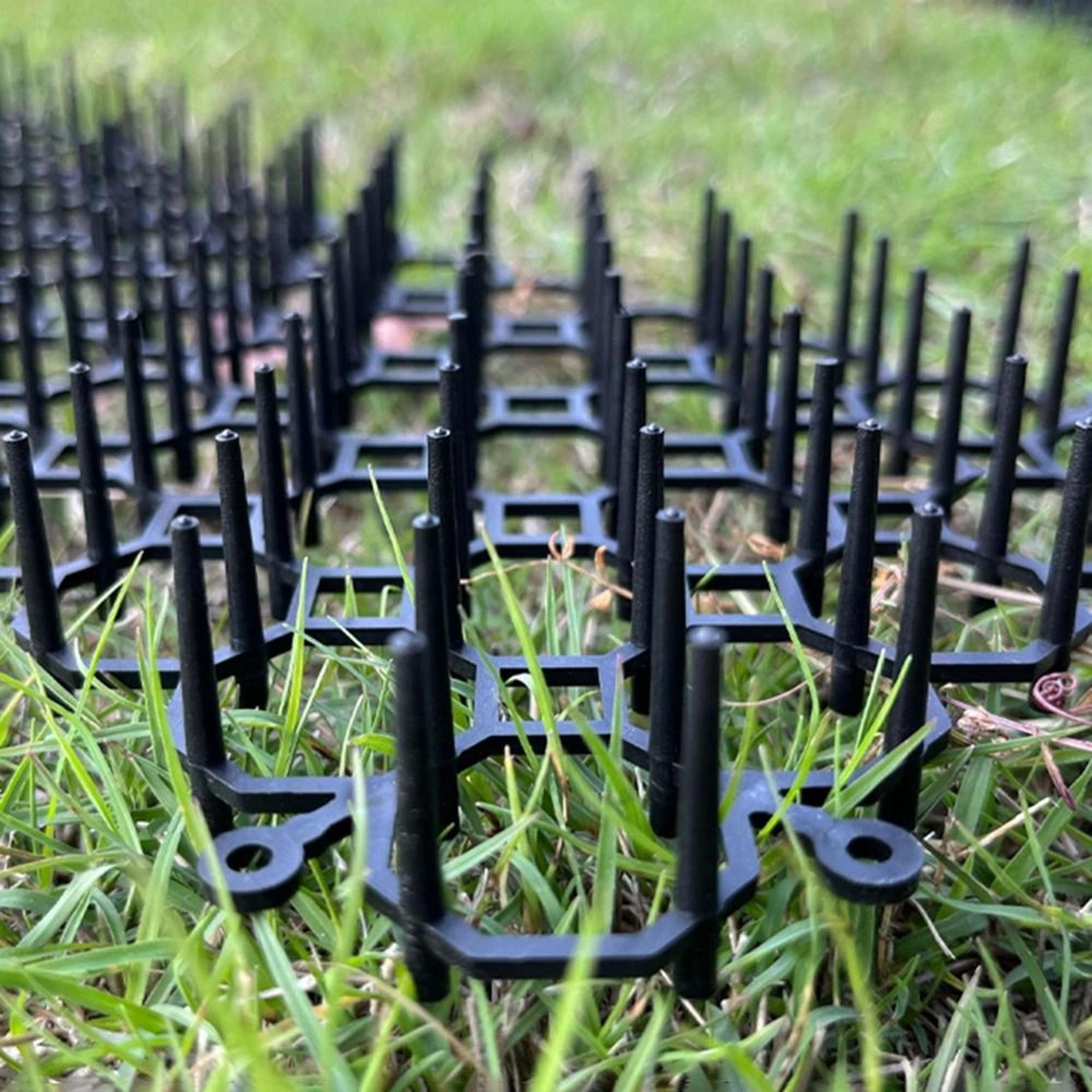 Garden Cat Repellent Prickle Strips Dig Stop Deterrent Mat With Stakes And Ties 2