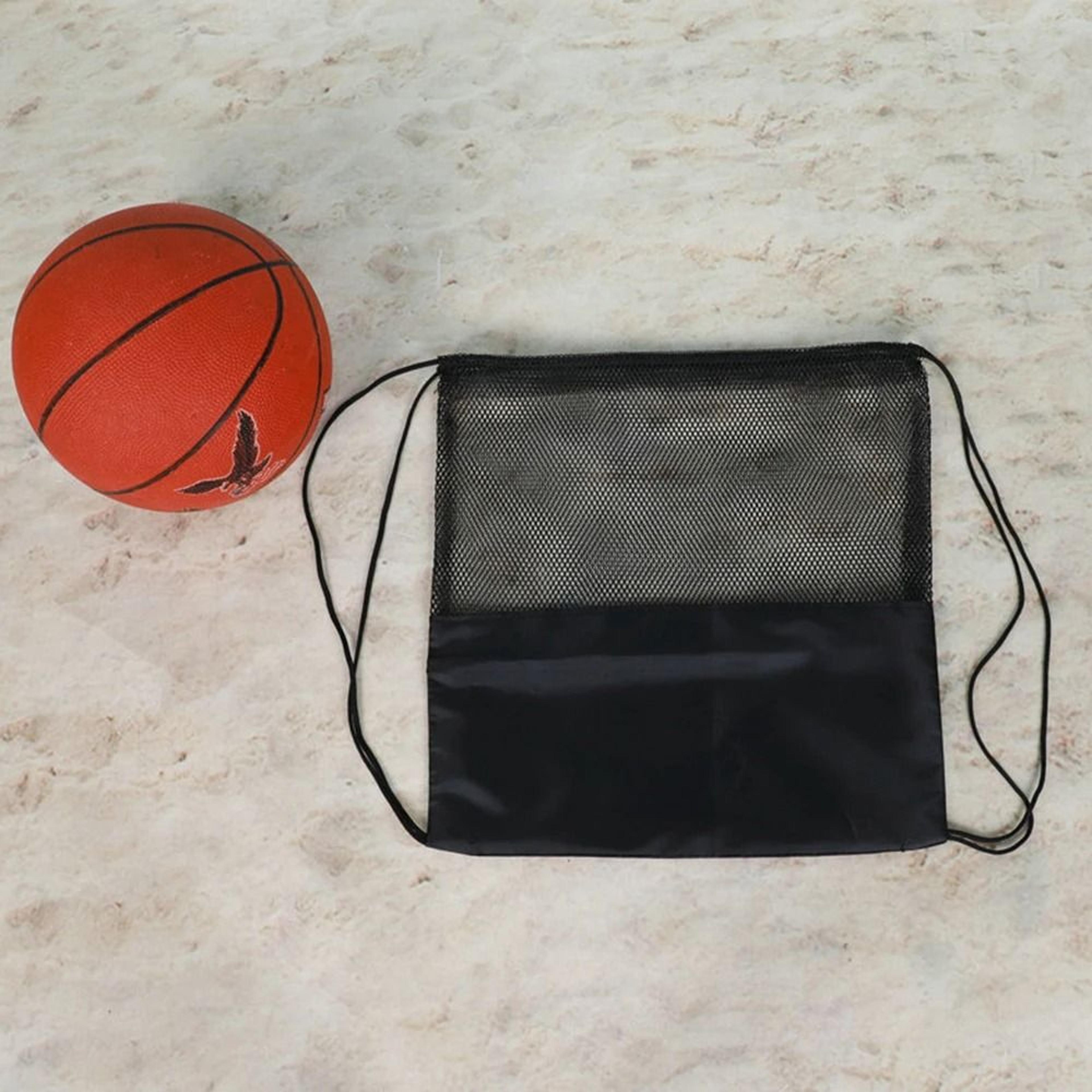 Mesh Ball Storage Backpack Drawstring Sports Gear Bag For Basketball And Soccer 4
