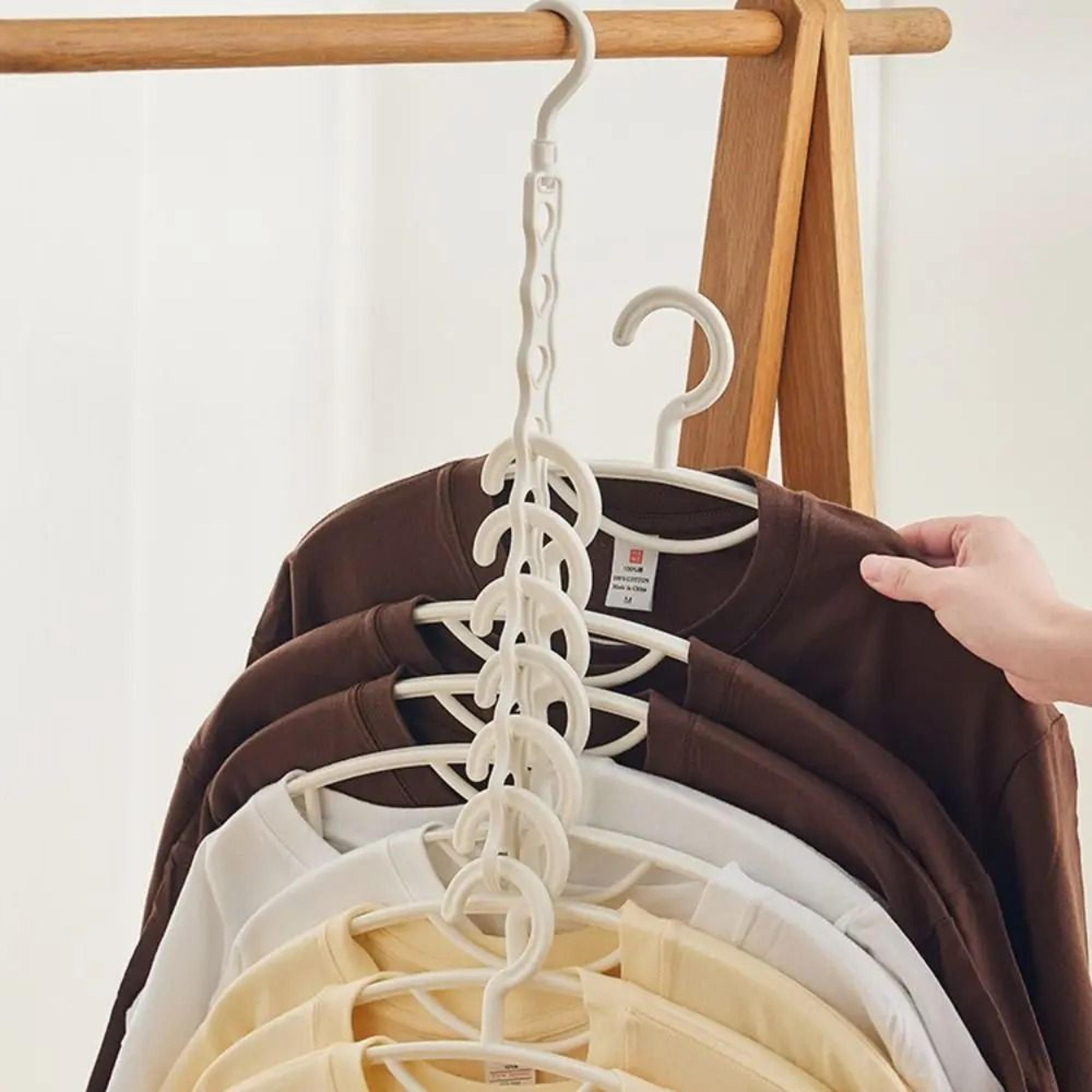 10 Hole Space Saving Clothes Hanger Multi Garment Closet Organizer 3