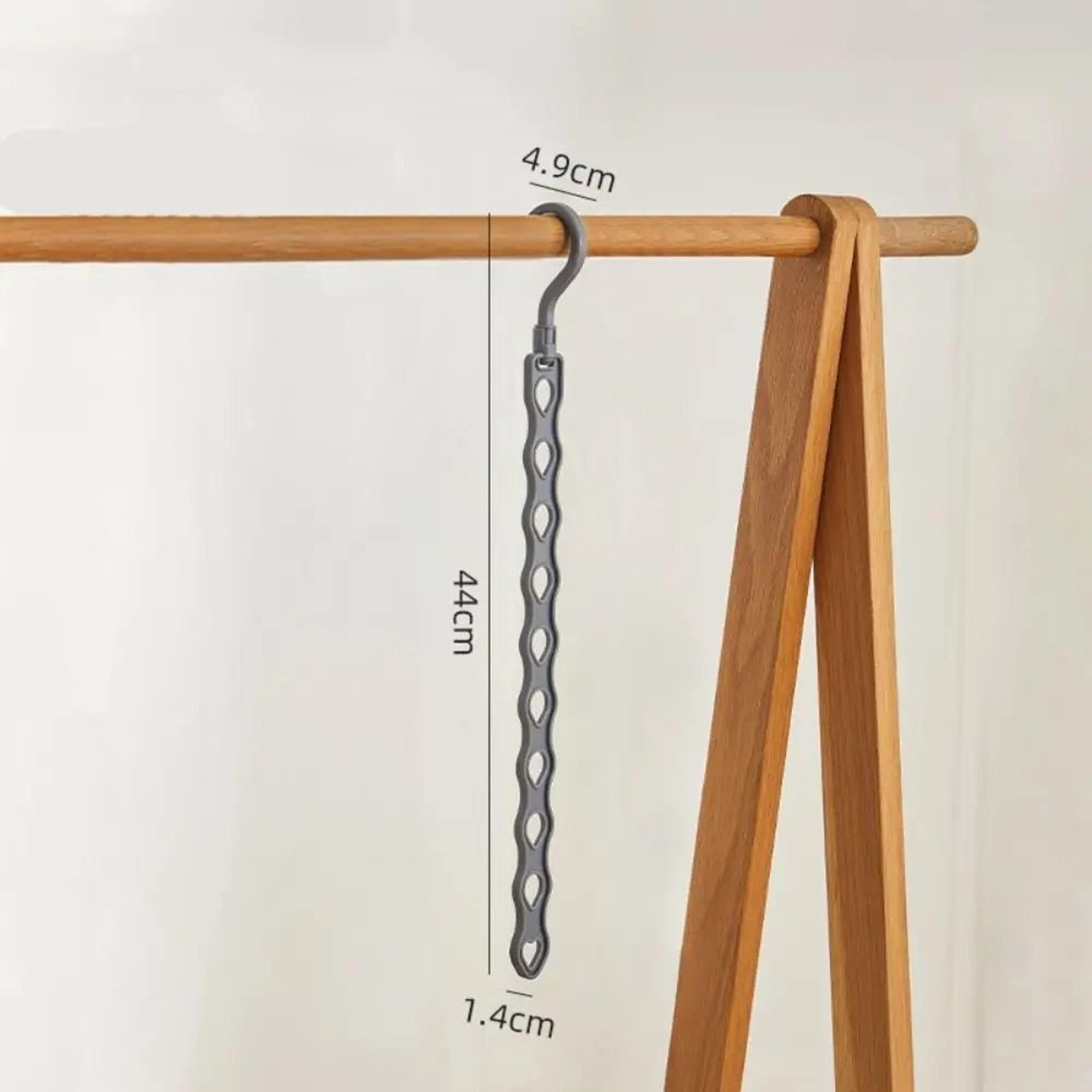 10 Hole Space Saving Clothes Hanger Multi Garment Closet Organizer 7