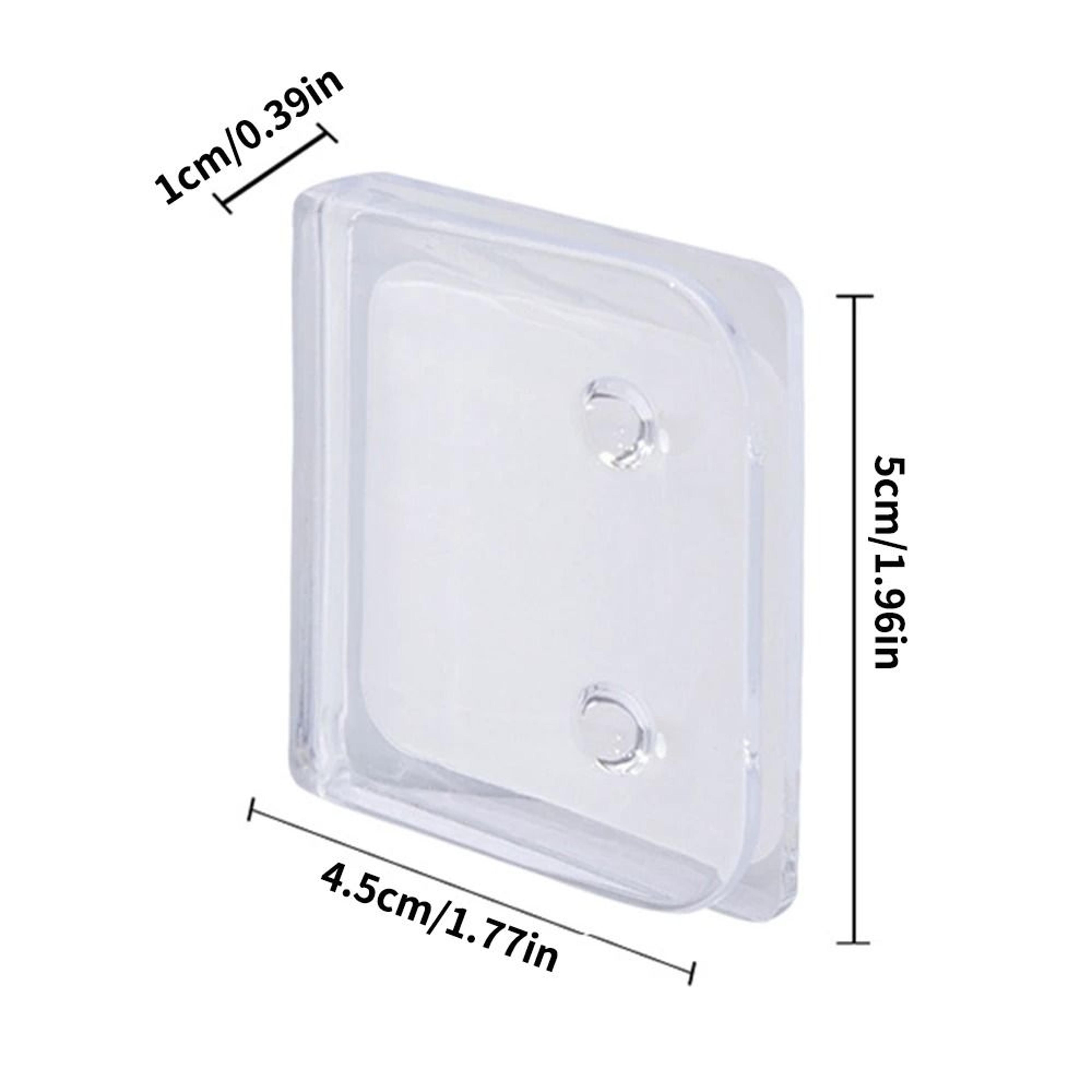 Non Punch Shower Curtain Clamps Transparent Splash Guard Clips Set Of 4 5