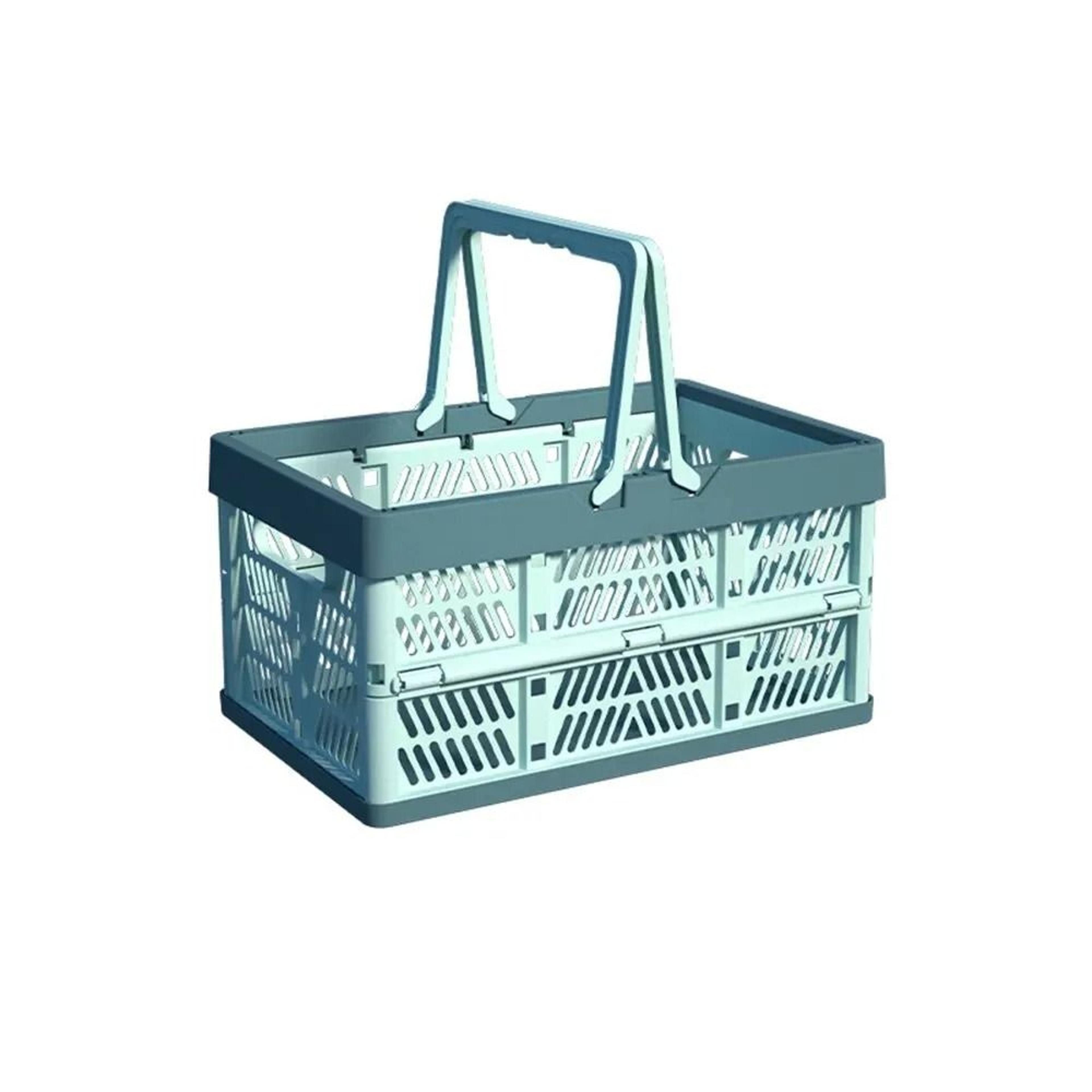 Folding Portable Storage Basket For Fruits Vegetables And Picnic Use Small Or Large 11