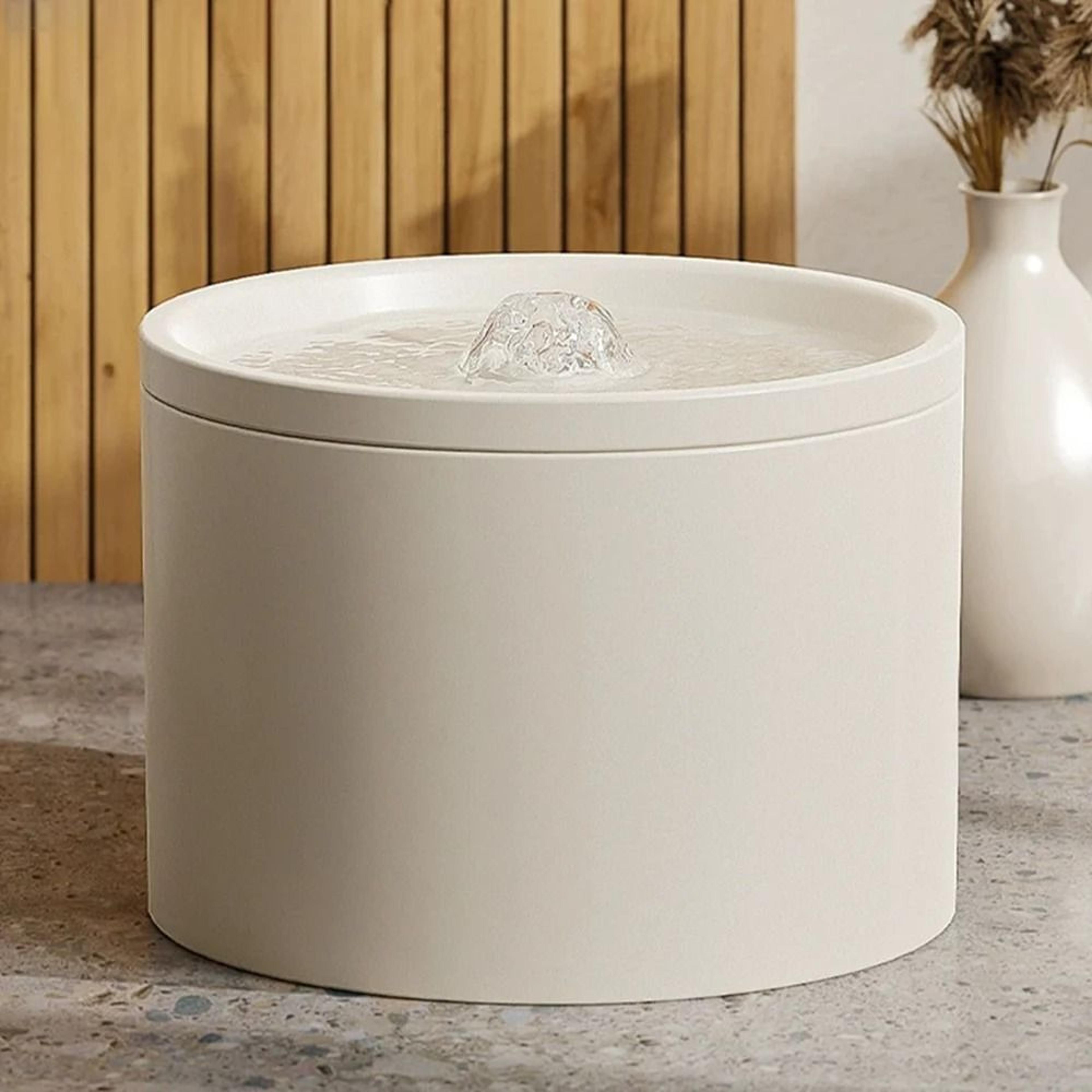 Automatic Cat Water Fountain Ceramic Bowl Circulating Pet Water Dispenser For Cats And Small Dogs 9