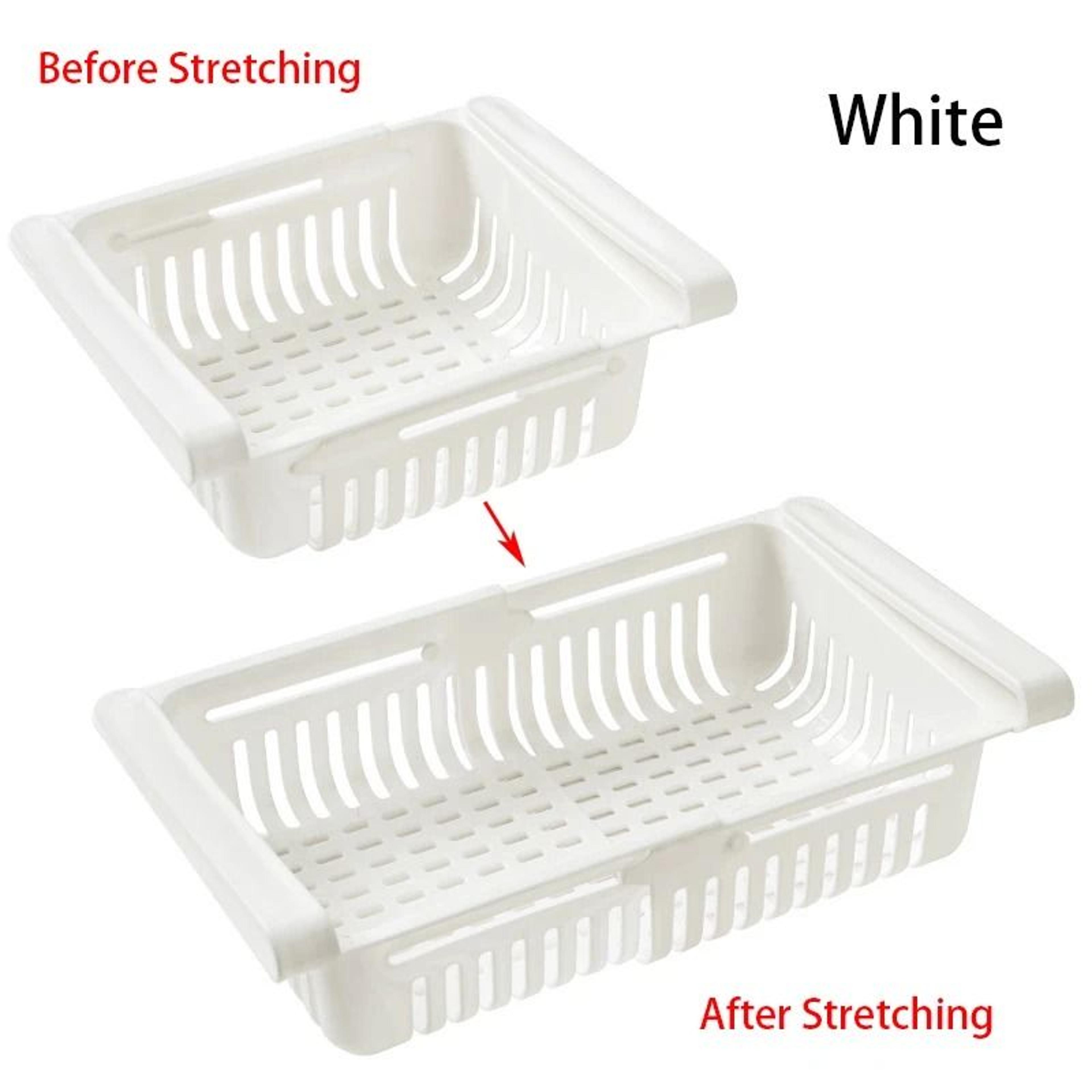 Hanging Refrigerator Drawer Organizer Pull Out Fridge Storage Basket For Eggs Fruit And Snacks 10