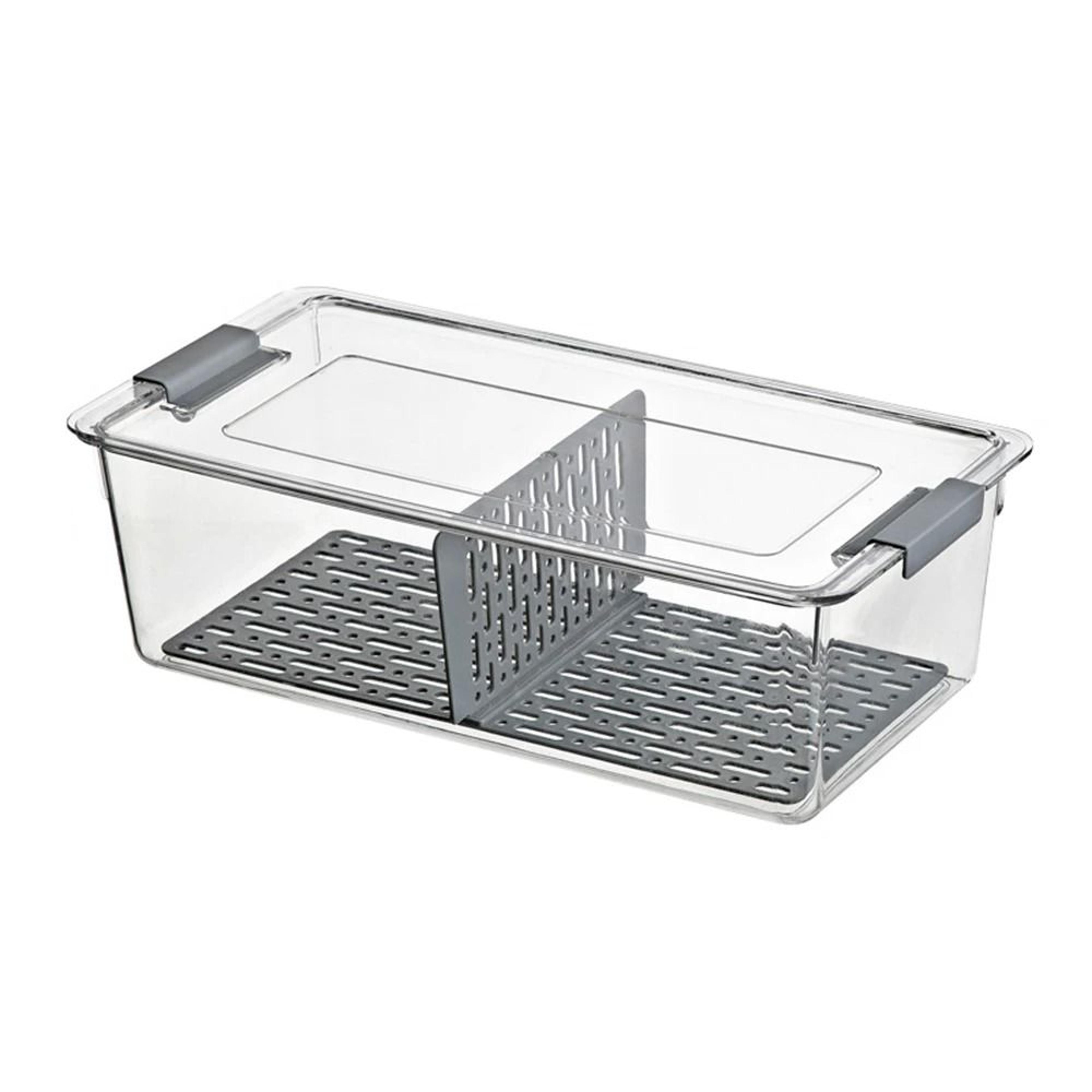Stackable Fridge Organizer Bins With Lids Clear Food Storage Containers For Fruit Pantry And Freeze 7