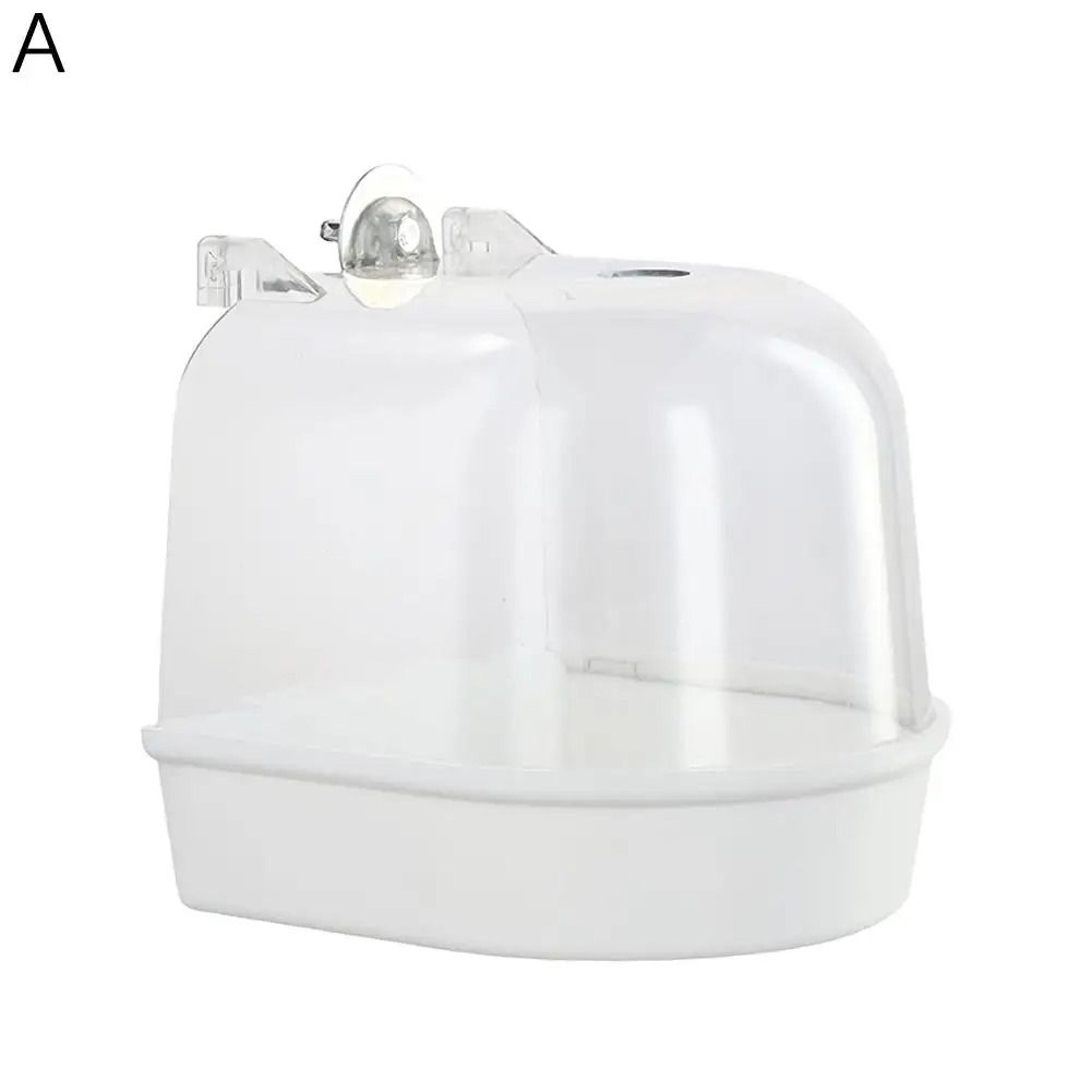 Hanging Bird Bath Bowl Plastic Bird Water Bathtub For Parrots Parakeets And Small Birds 7