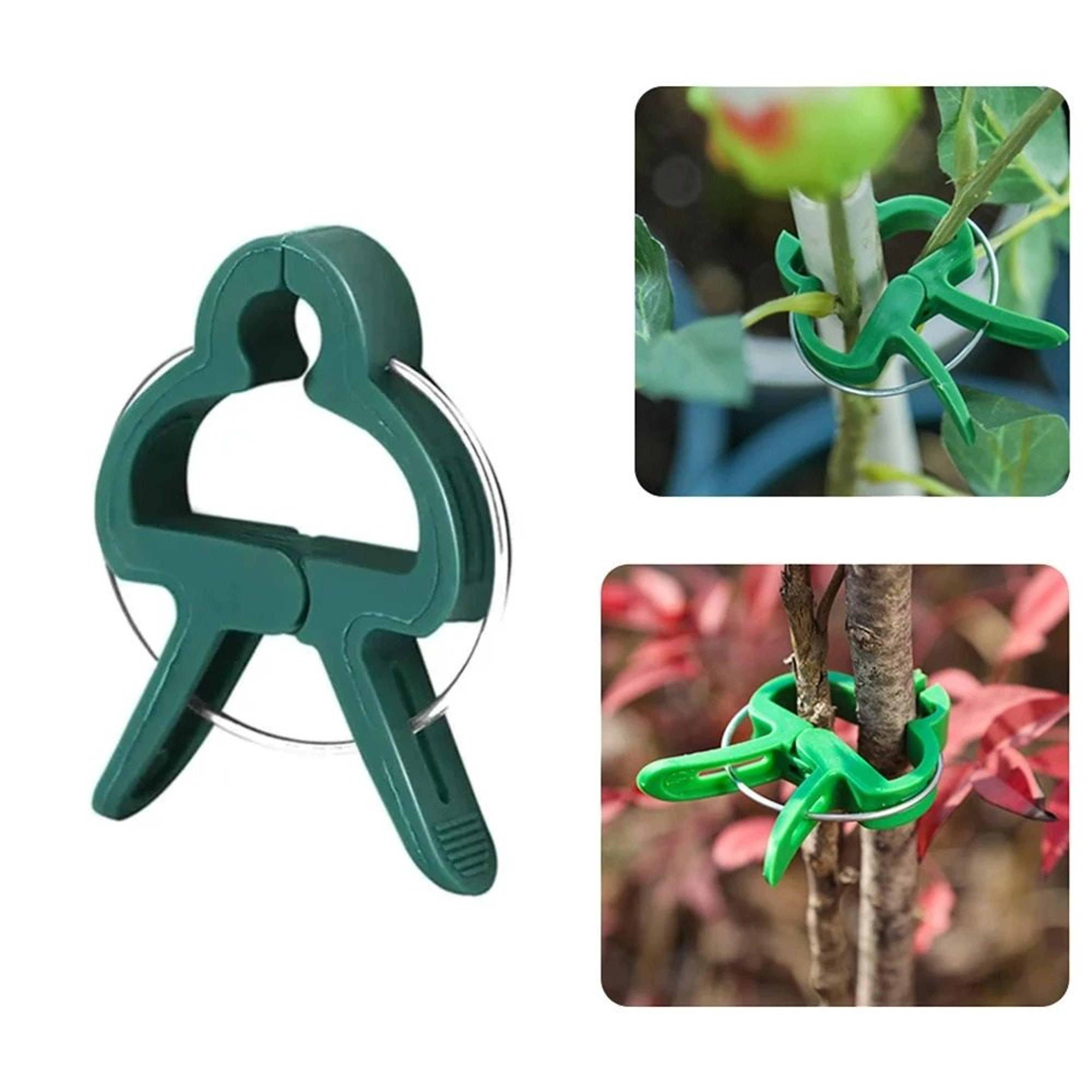 20 Pack Plastic Plant Clips Butterfly Orchid Garden Clamps For Tomato Vines And Stem Support 0