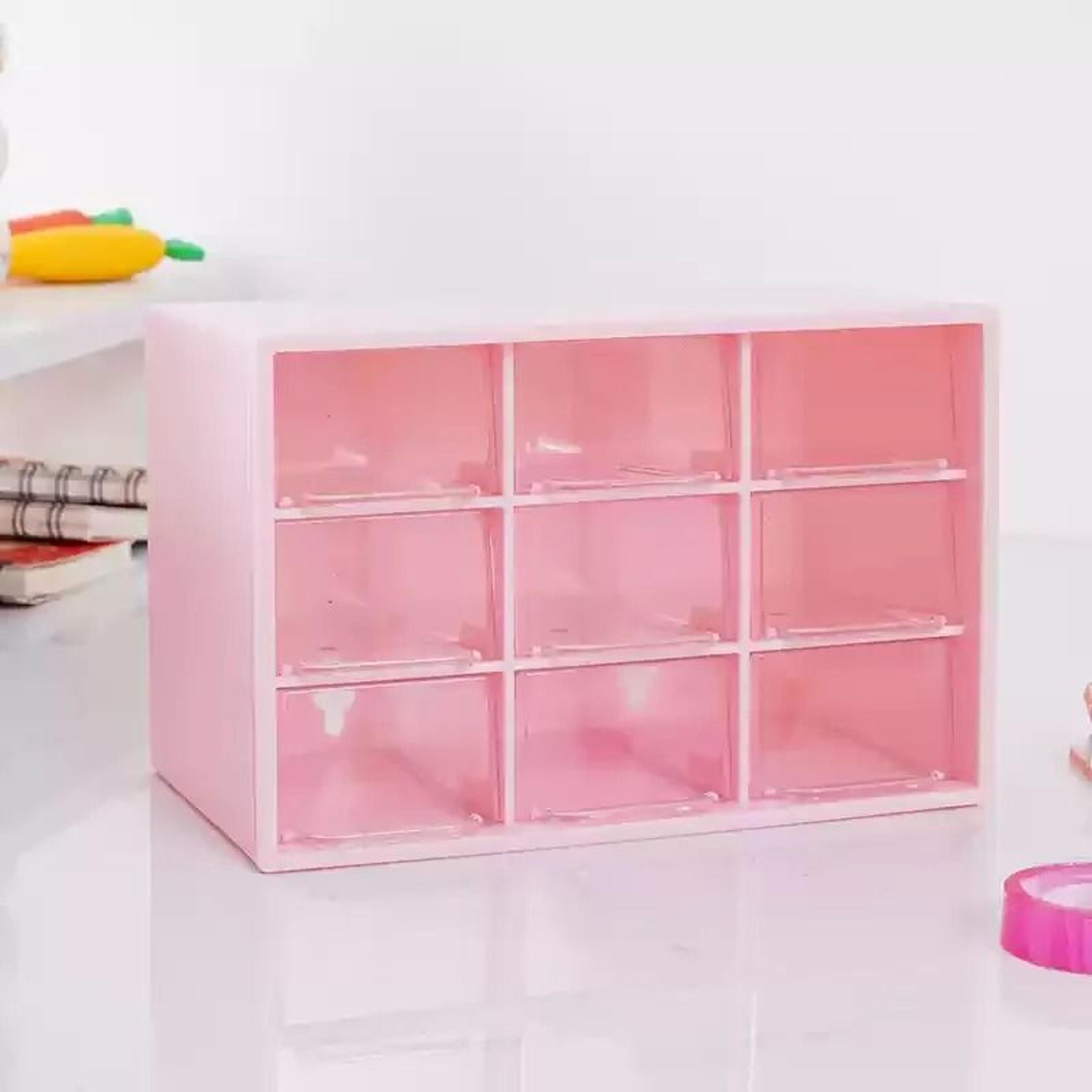 9 Grid Desktop Drawer Organizer Box Small Partition Storage For Desk Mini Drawers And Wall Mounted  10