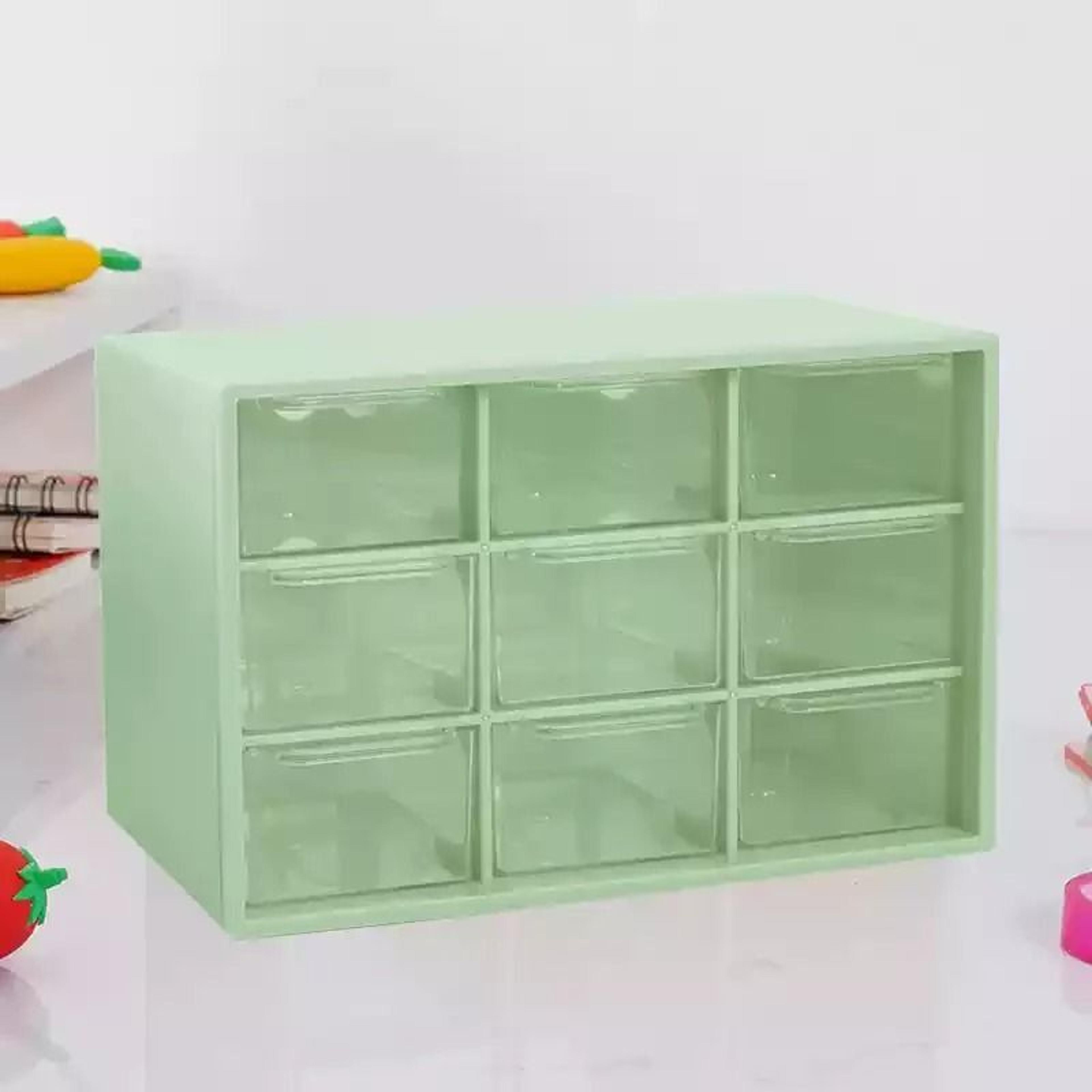 9 Grid Desktop Drawer Organizer Box Small Partition Storage For Desk Mini Drawers And Wall Mounted  12