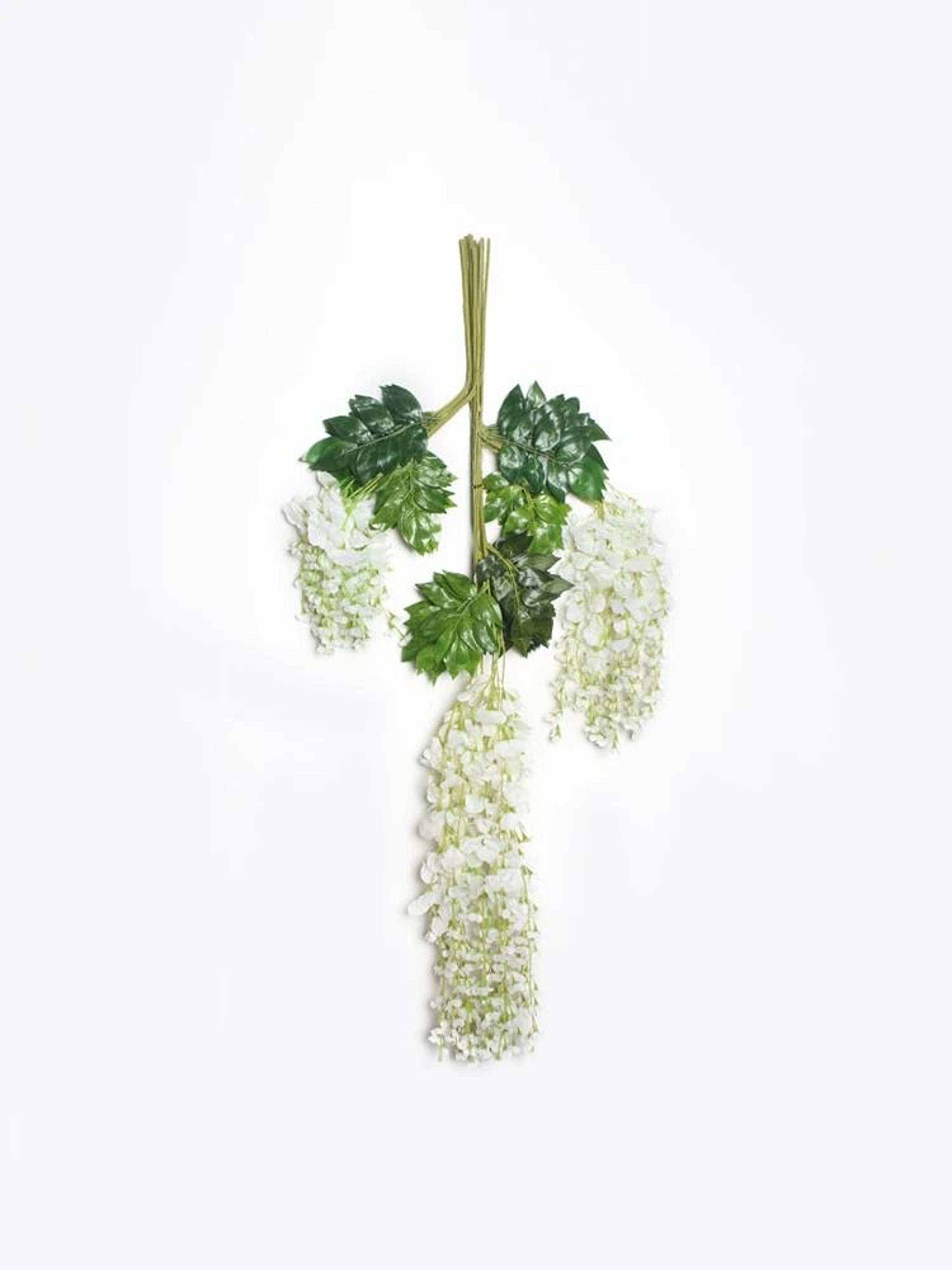 Artificial Wisteria Hanging Garland 12 Piece Flower Strings For Wedding Arch Garden And Home Party  6