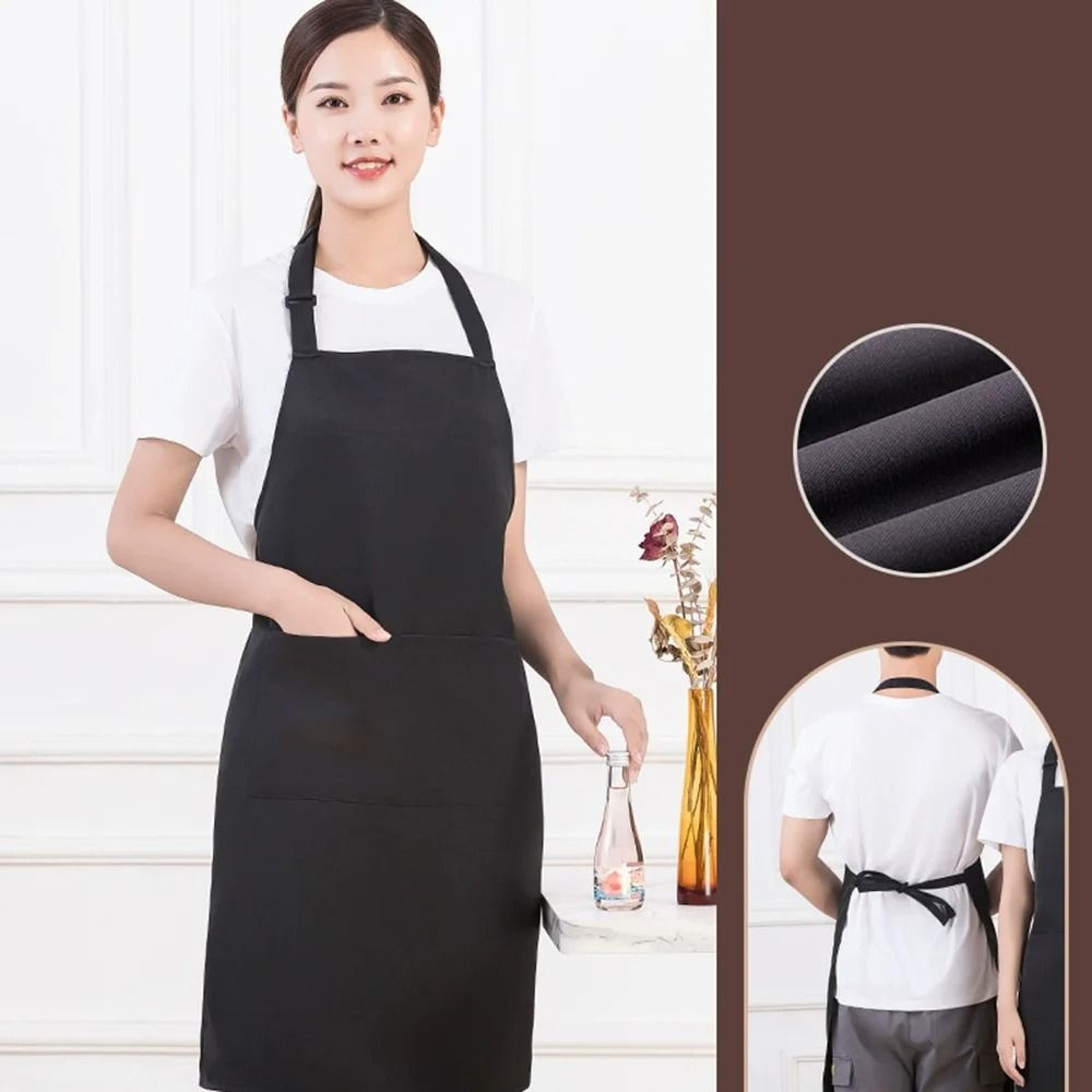 Adjustable Bib Apron With Pockets For Cooking And Baking Unisex Kitchen Apron For Women And Men 4
