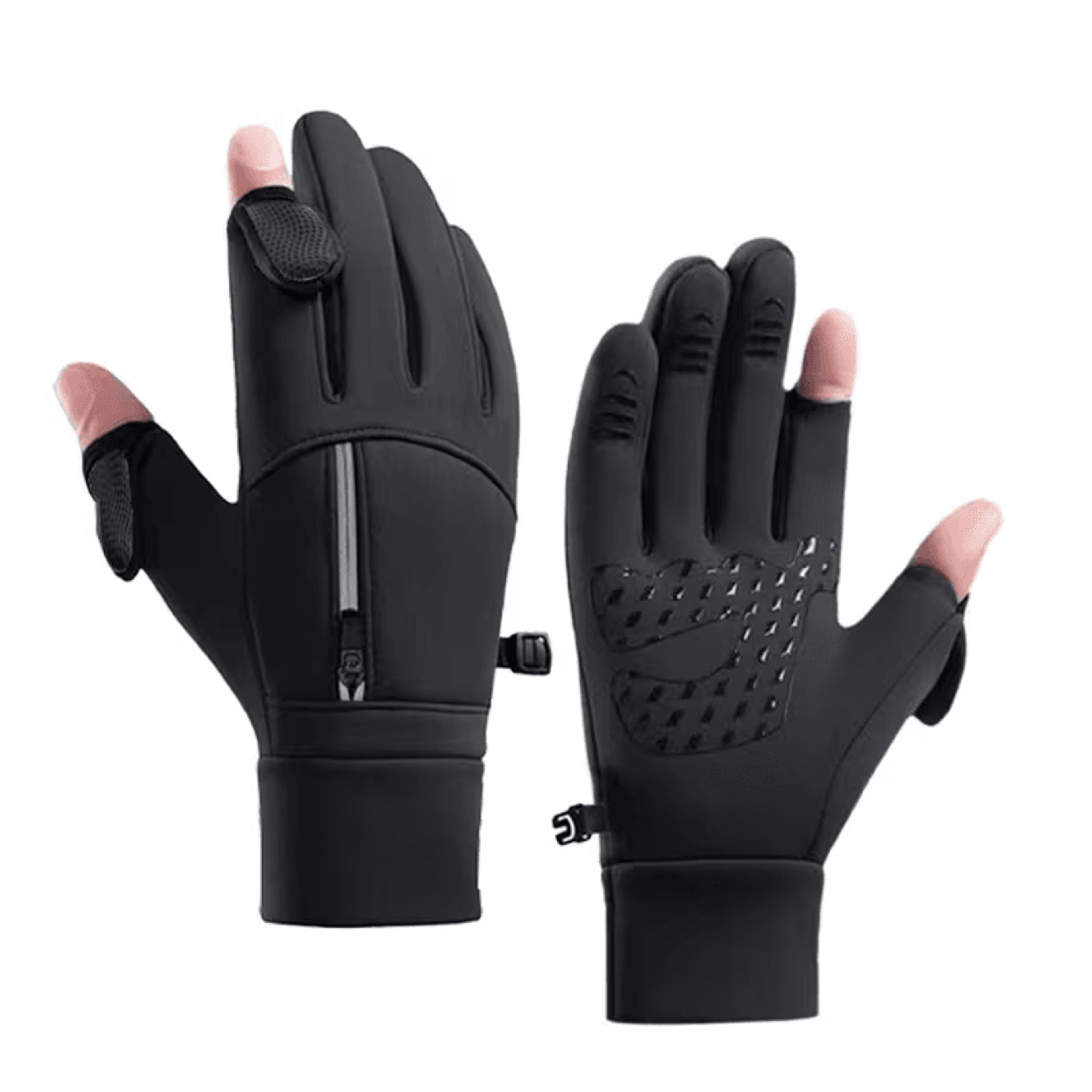 Mens and womens winter gloves with fleece lining