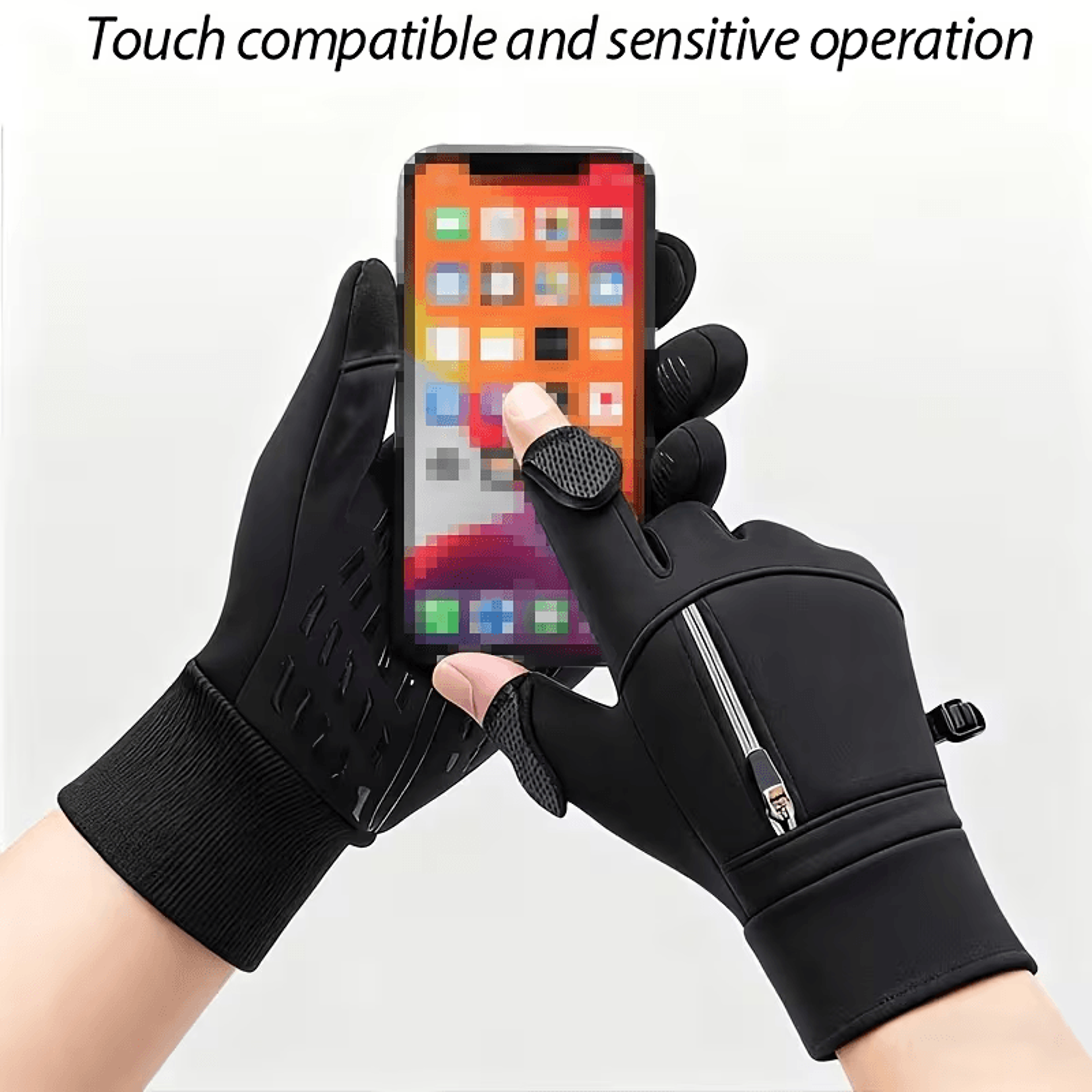 Snowproof gloves for winter cycling