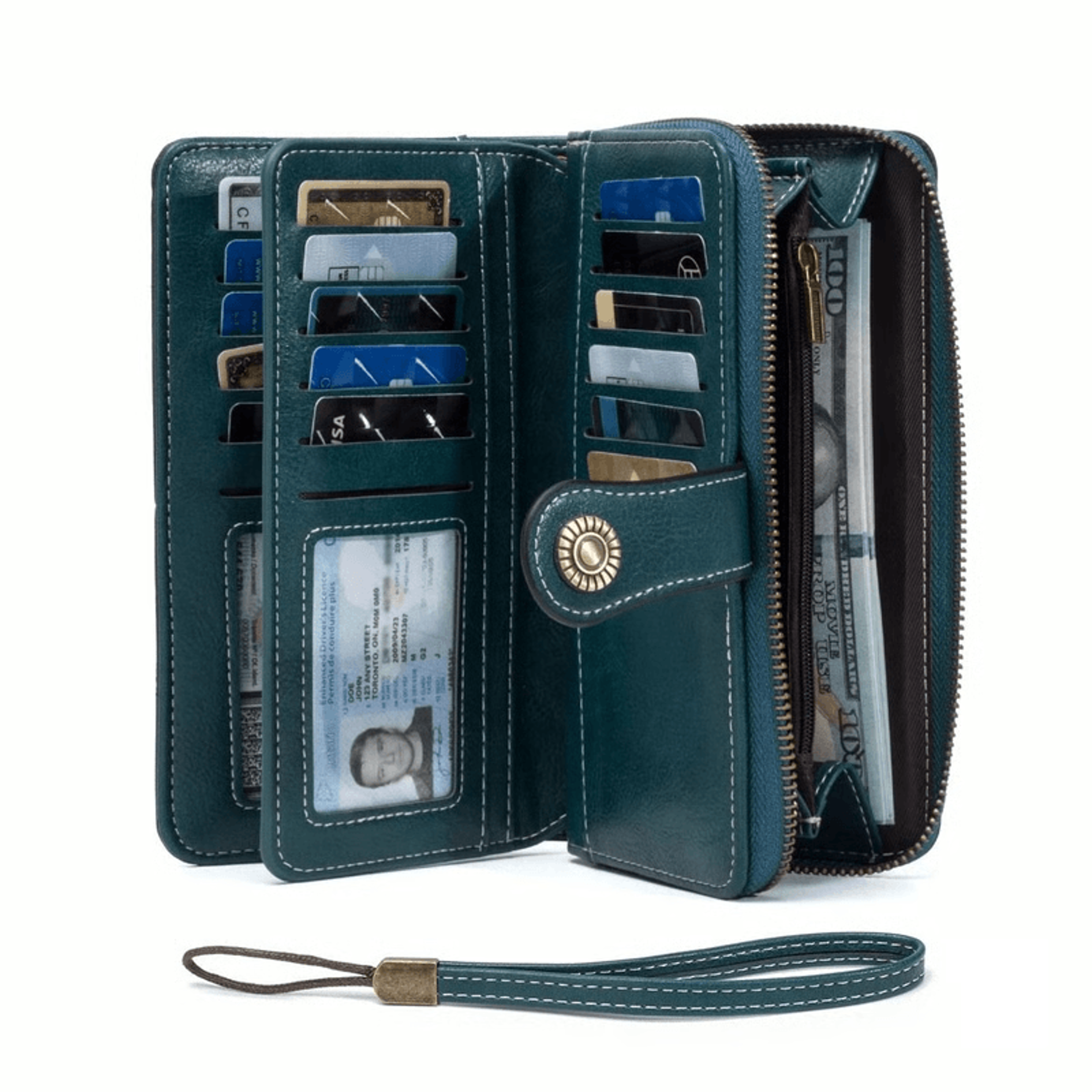 Secure travel wallet for passports