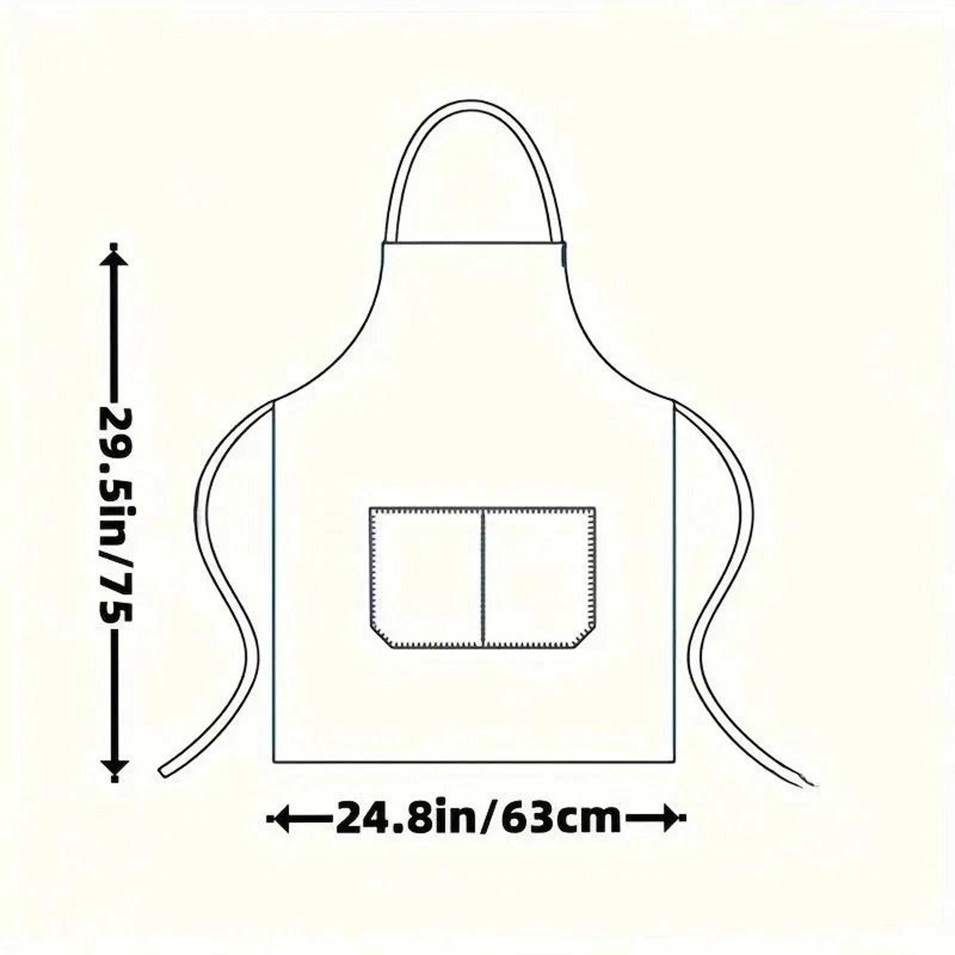 Adjustable Canvas Apron Set With Pockets Comfort Fit For Cooking And Work 4 Pack 5