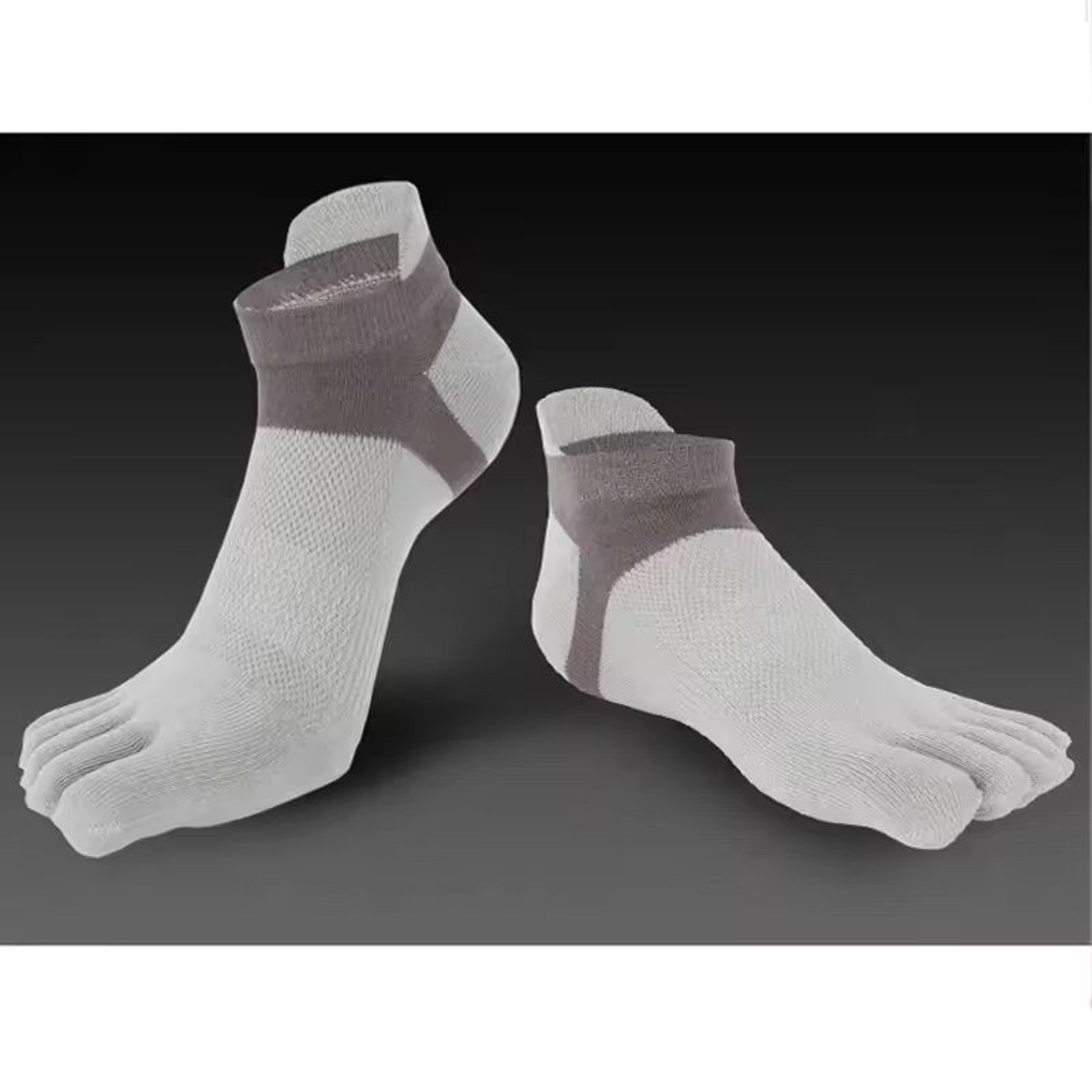 Breathable Five Toe Cotton Sports Socks For Men Moisture Wicking Athletic Socks 9